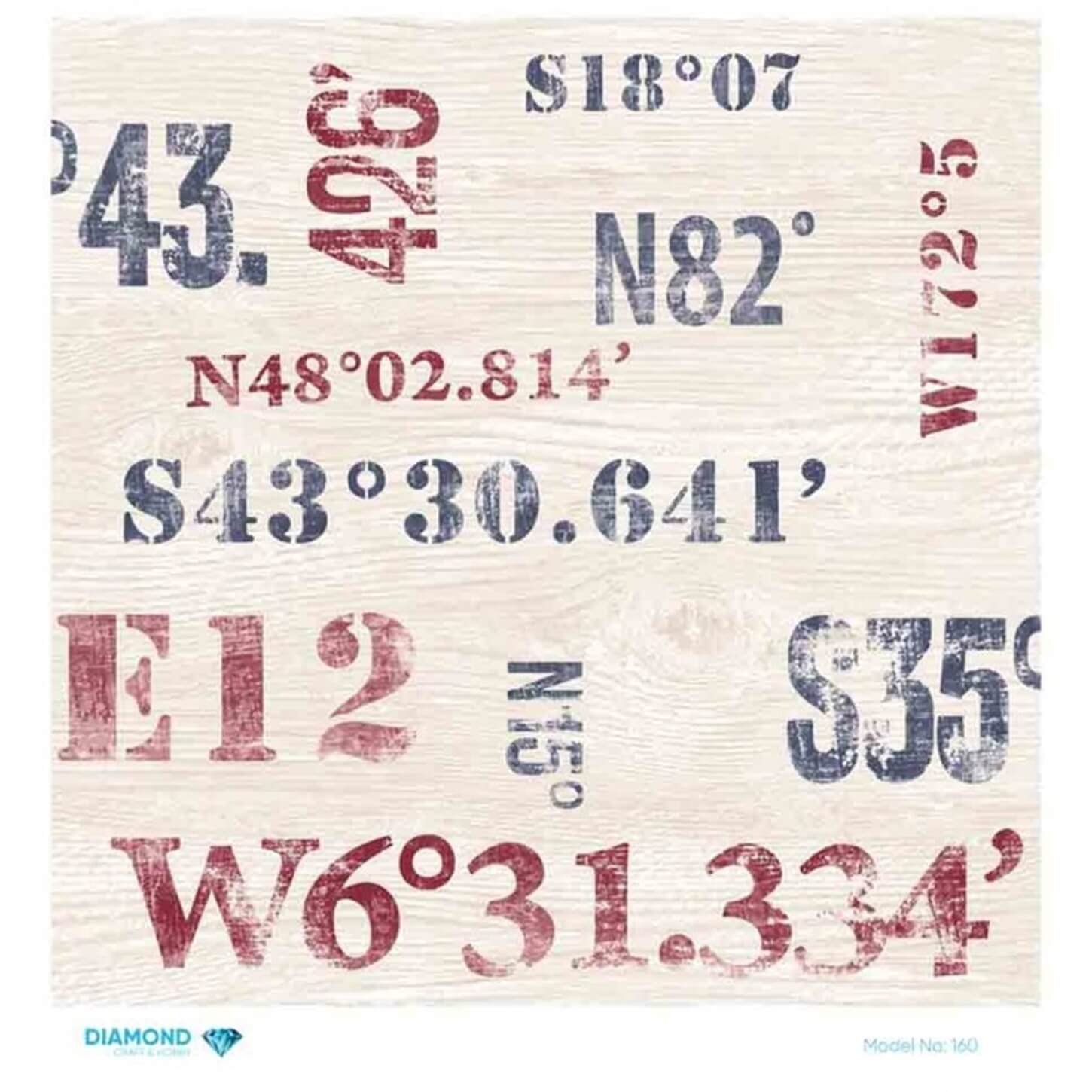 Алмазная рисовая бумага для декупажа 160