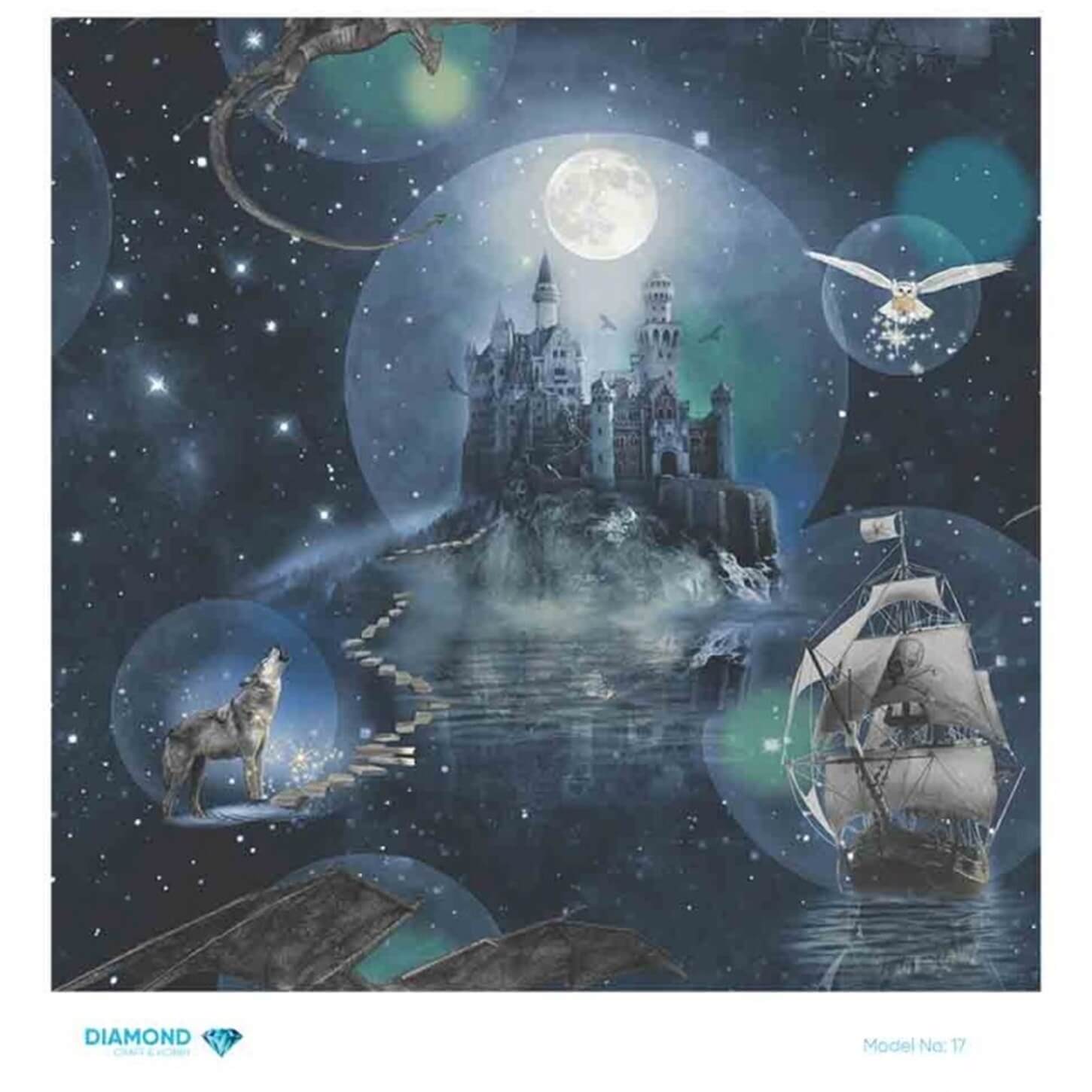 ديكوباج ورق الأرز الماسي 17