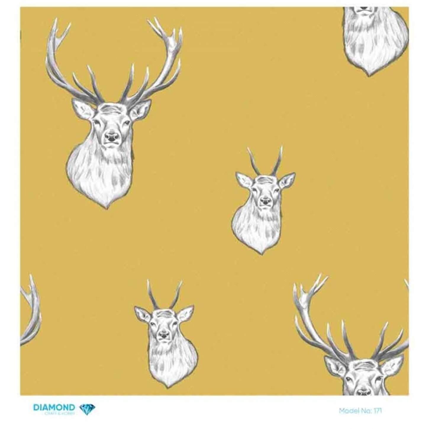 Декупаж рисовой бумагой с ромбиками 171