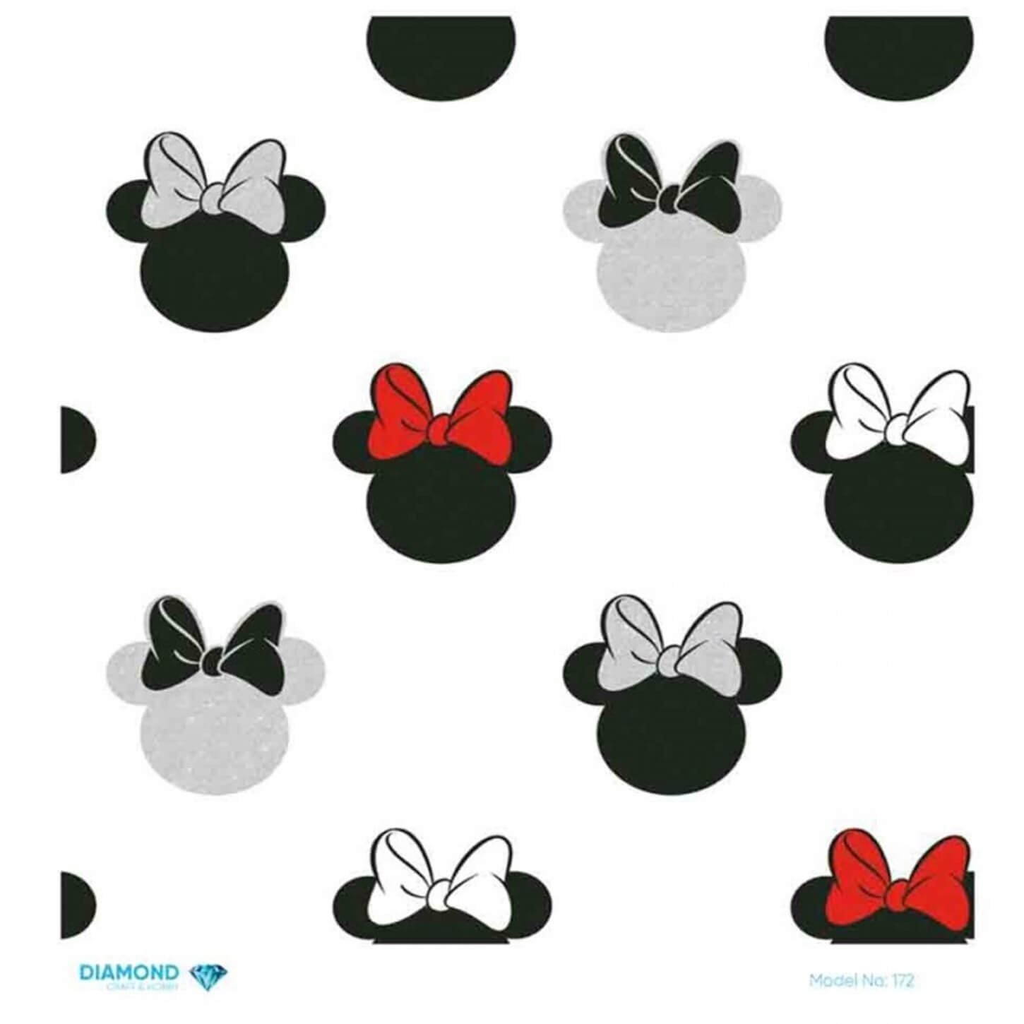 Декупаж рисовой бумагой ромбовидной формы 172