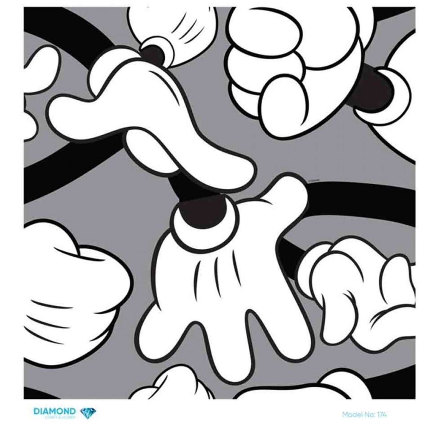 Декупаж рисовой бумагой ромбовидной формы 174