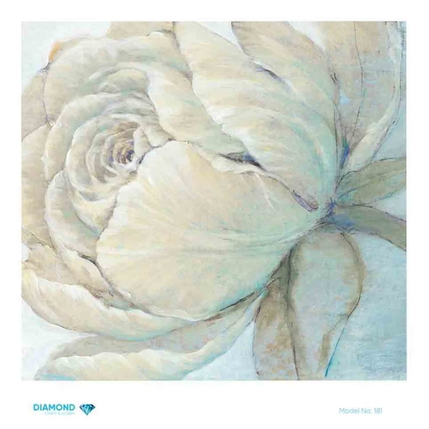 Декупаж рисовой бумагой с ромбиками 181