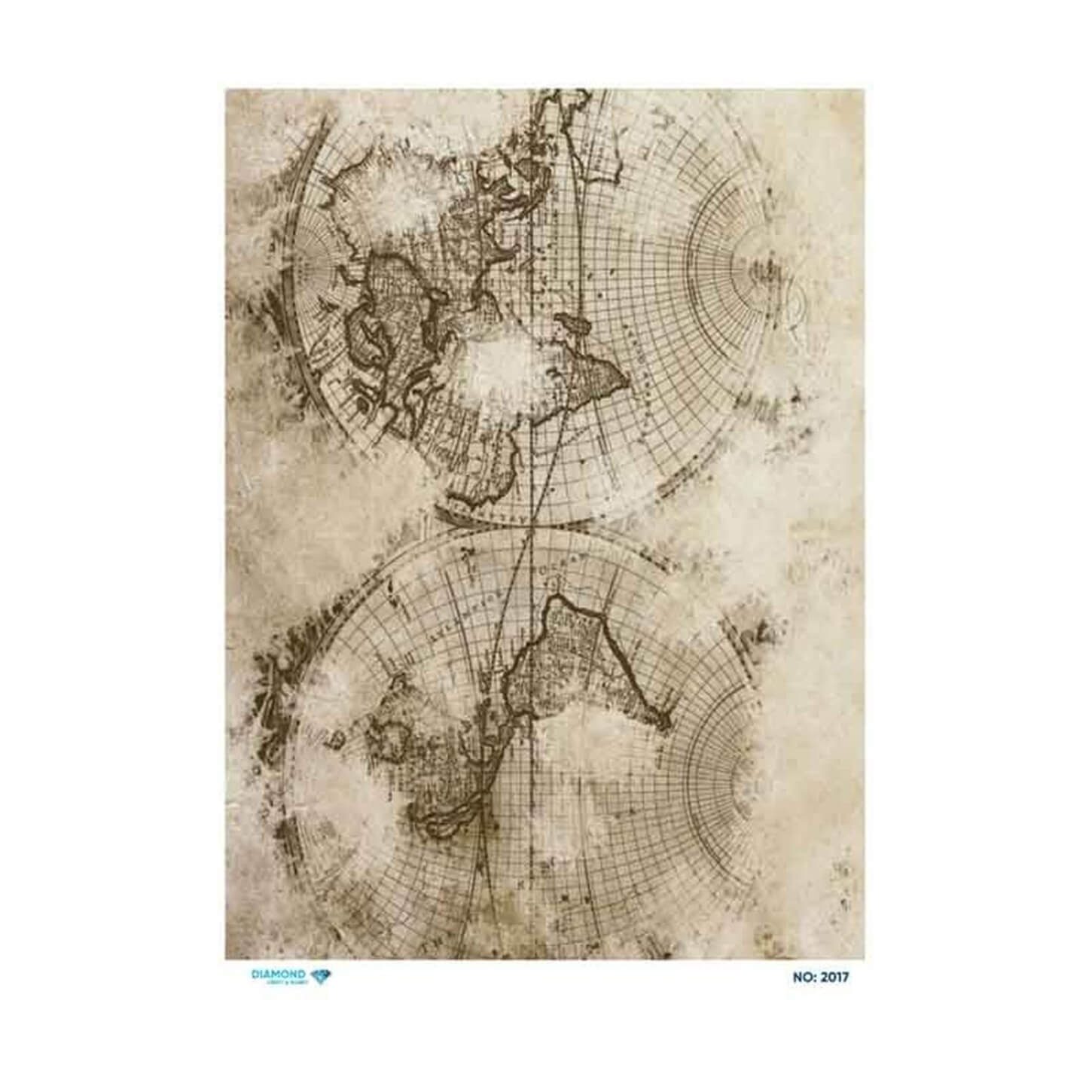 ديكوباج ورق الأرز الماسي 2017