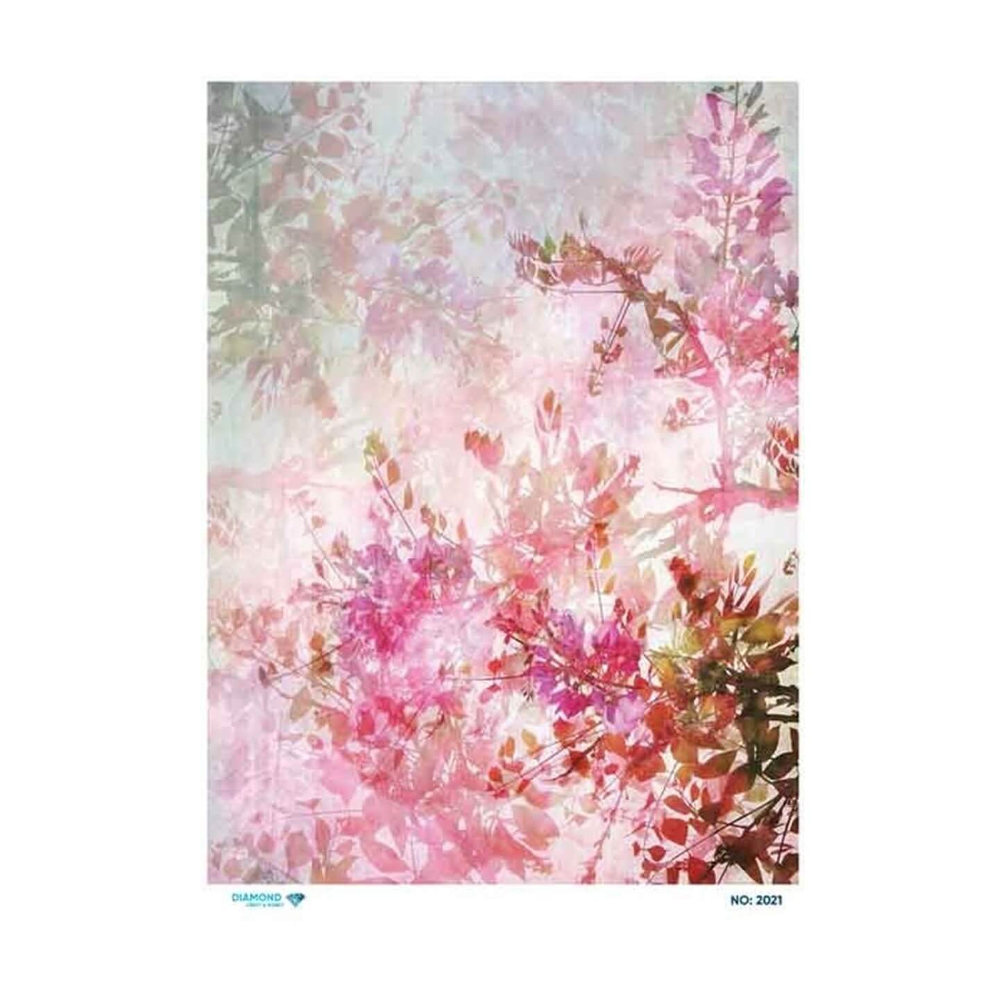 ديكوباج ورق الأرز الماسي 2021