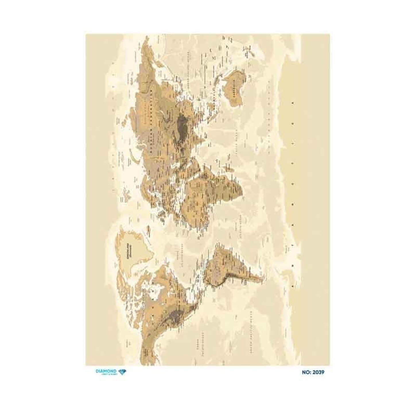 ديكوباج ورق الأرز الماسي 2039