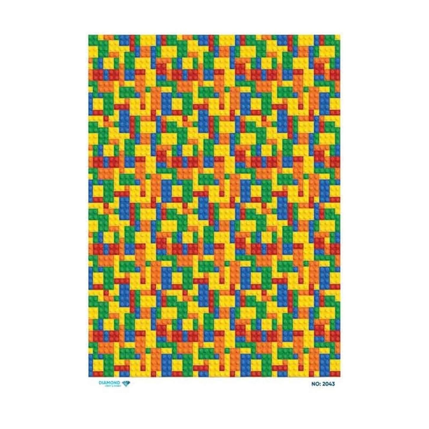 ديكوباج ورق الأرز الماسي 2043