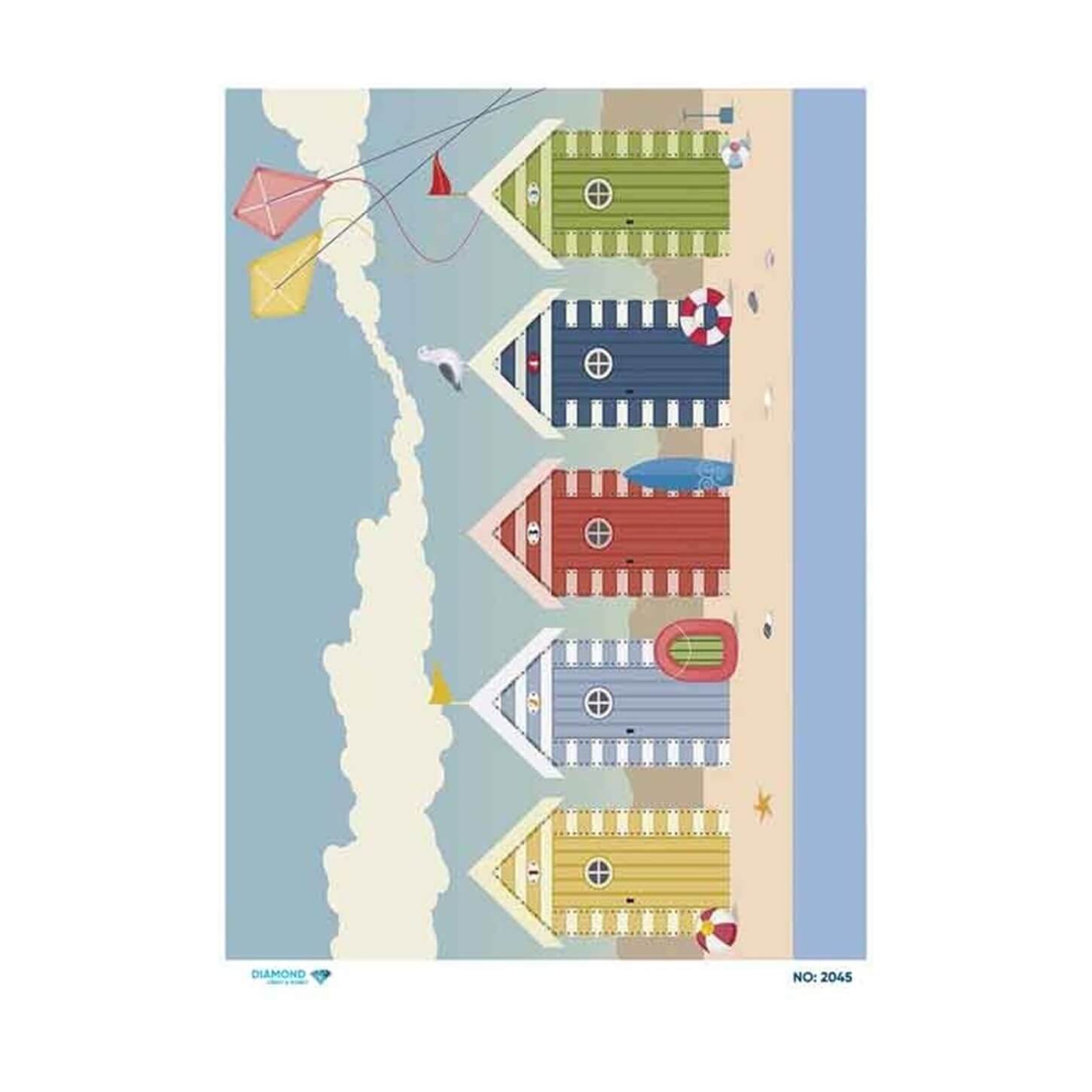 ديكوباج ورق الأرز الماسي 2045