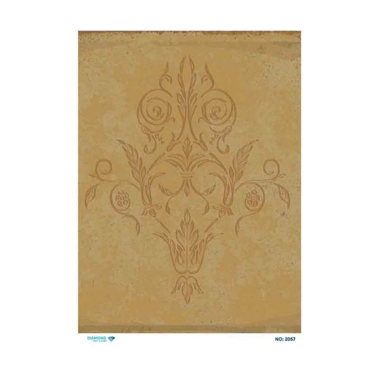 ديكوباج ورق الأرز الماسي 2057