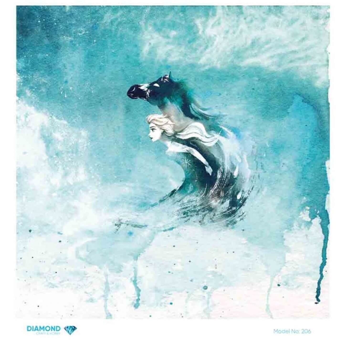 Декупаж рисовой бумагой с бриллиантами 206