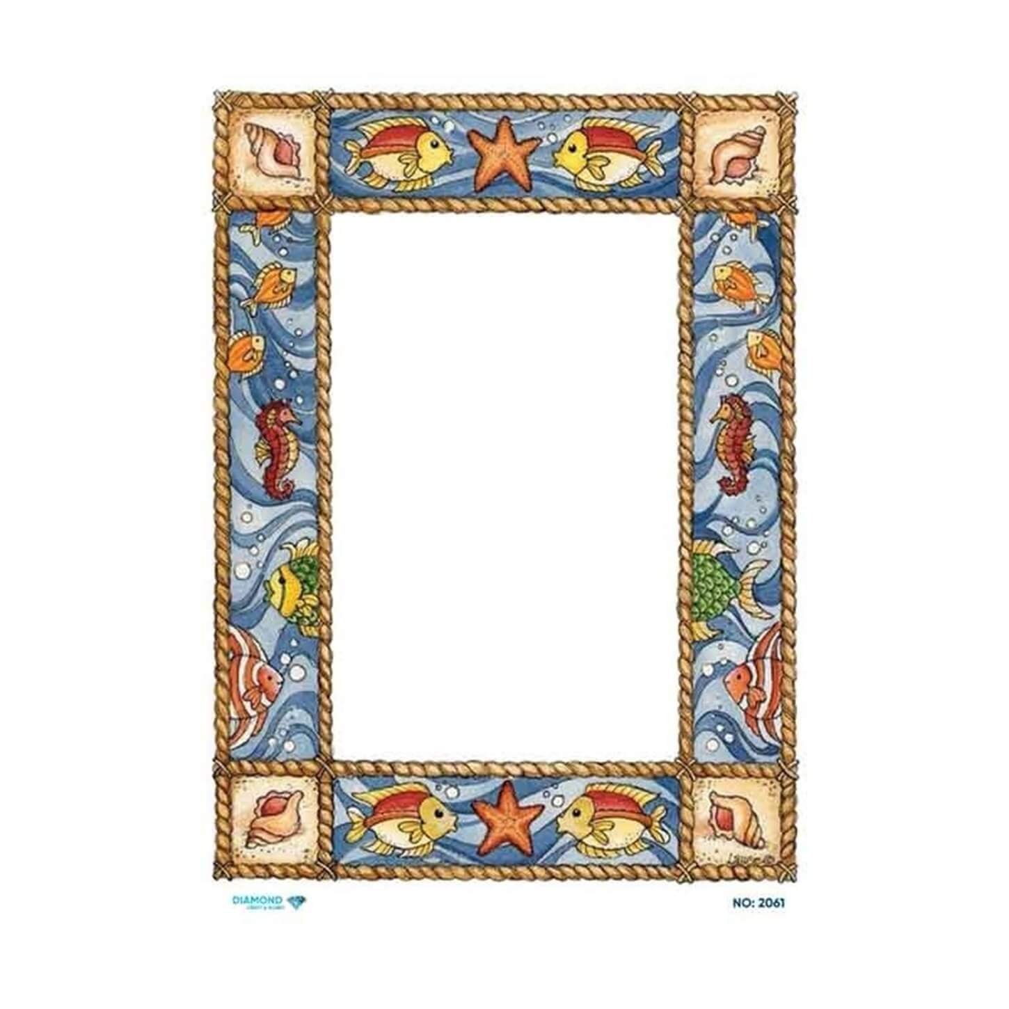 ديكوباج ورق الأرز الماسي 2061