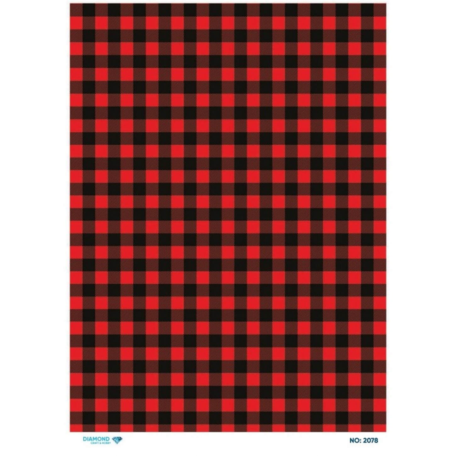 ديكوباج ورق الأرز الماسي 2078