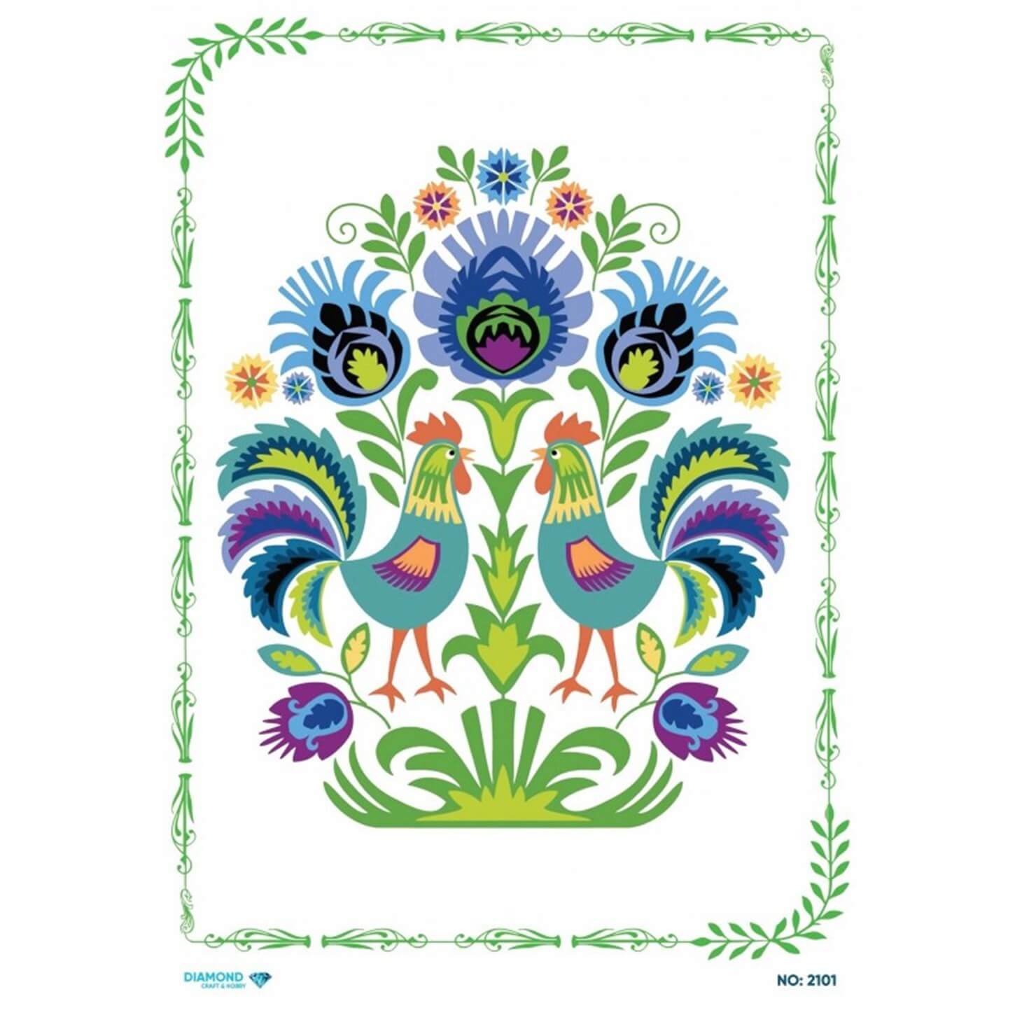 ديكوباج ورق الأرز الماسي 2101