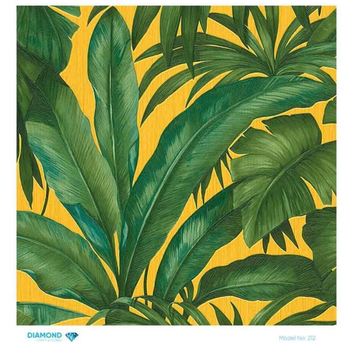 Декупаж рисовой бумагой ромбовидной формы 212