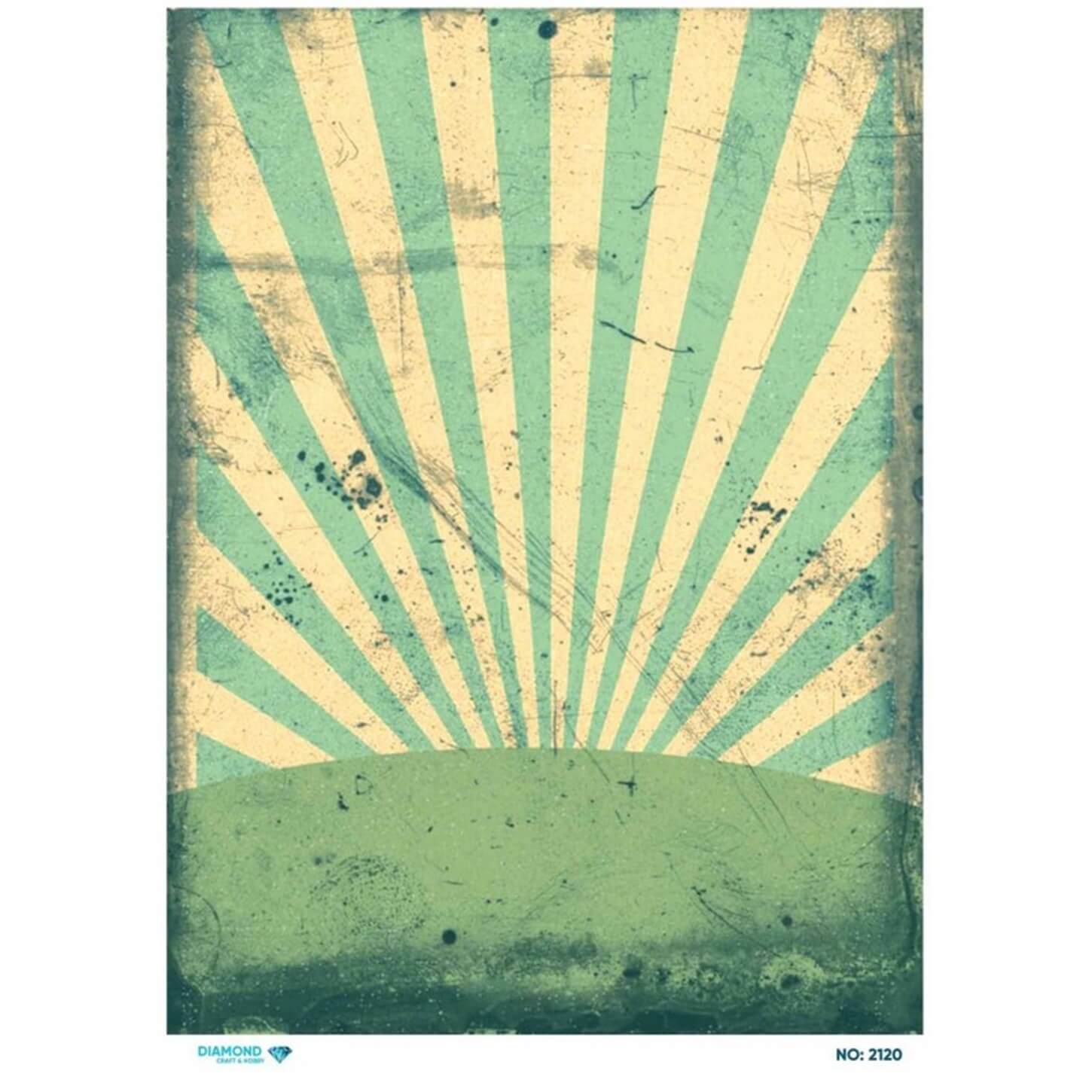 ديكوباج ورق الأرز الماسي 2120