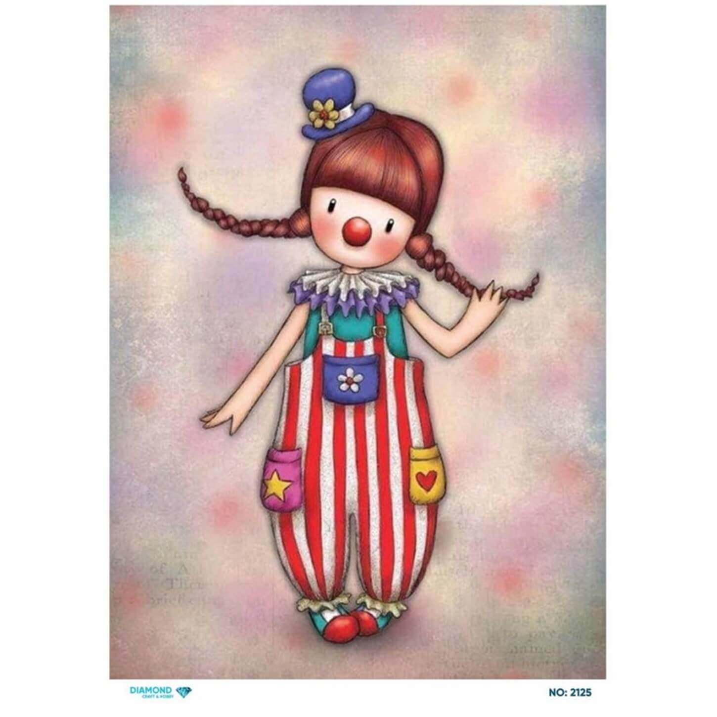 ديكوباج ورق الأرز الماسي 2125