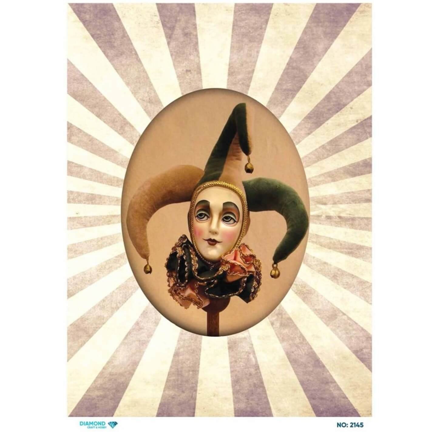 ديكوباج ورق الأرز الماسي 2145