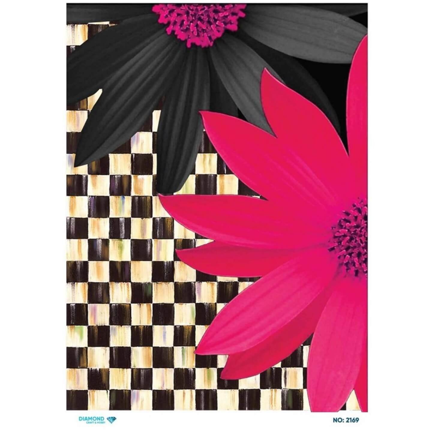 ديكوباج ورق الأرز الماسي 2169