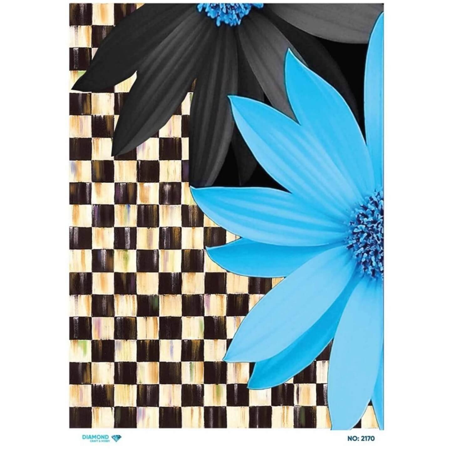 ديكوباج ورق الأرز الماسي 2170