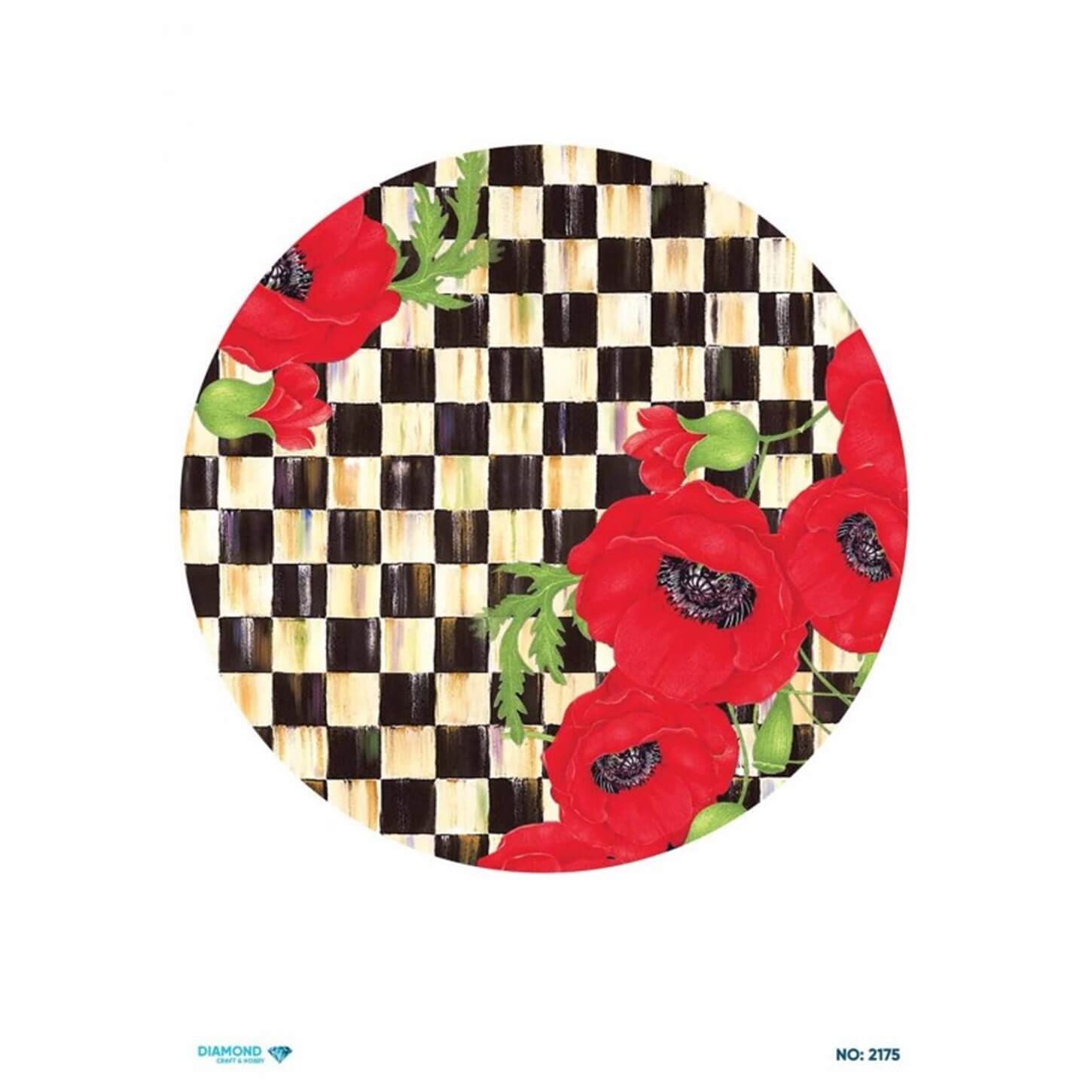 Алмазная рисовая бумага для декупажа 2175