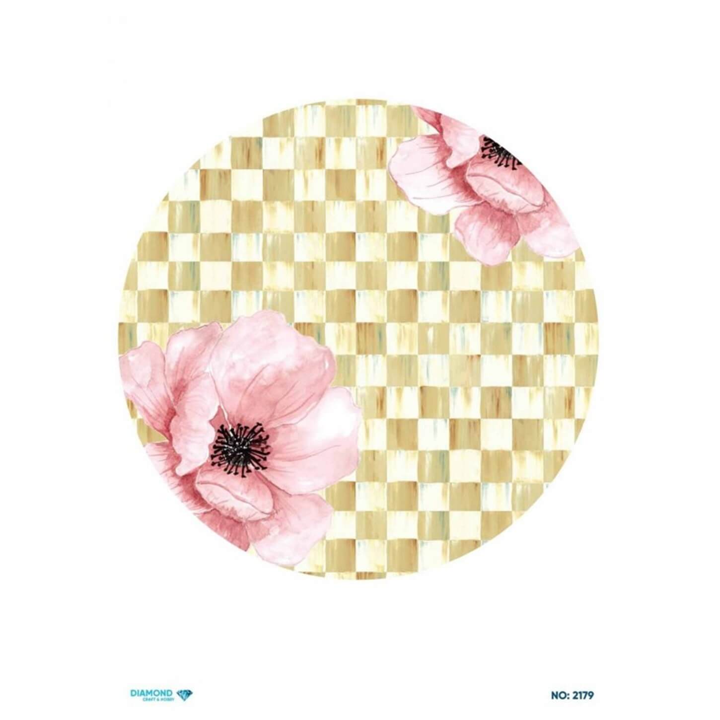 ديكوباج ورق الأرز الماسي 2179