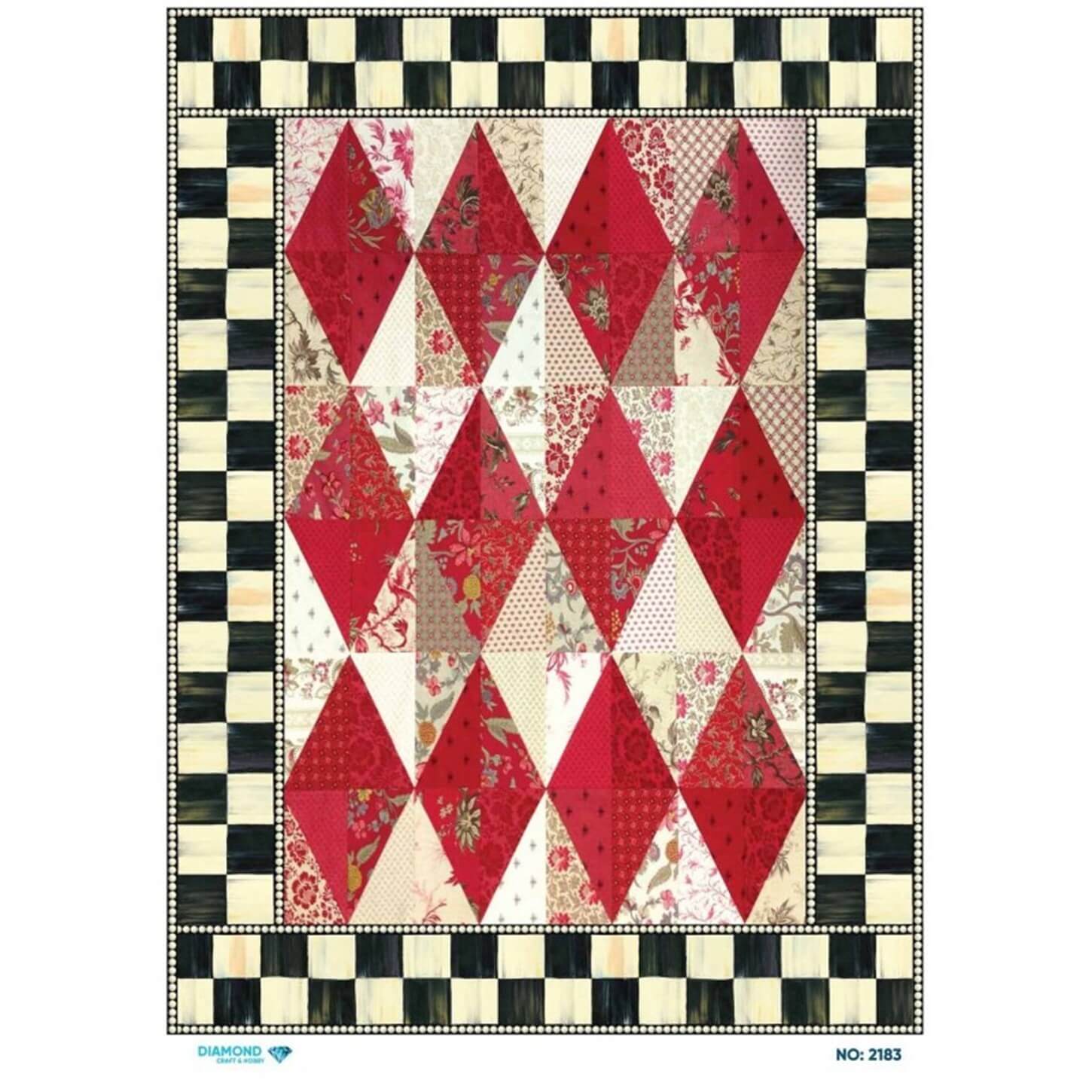 ديكوباج ورق الأرز الماسي 2183