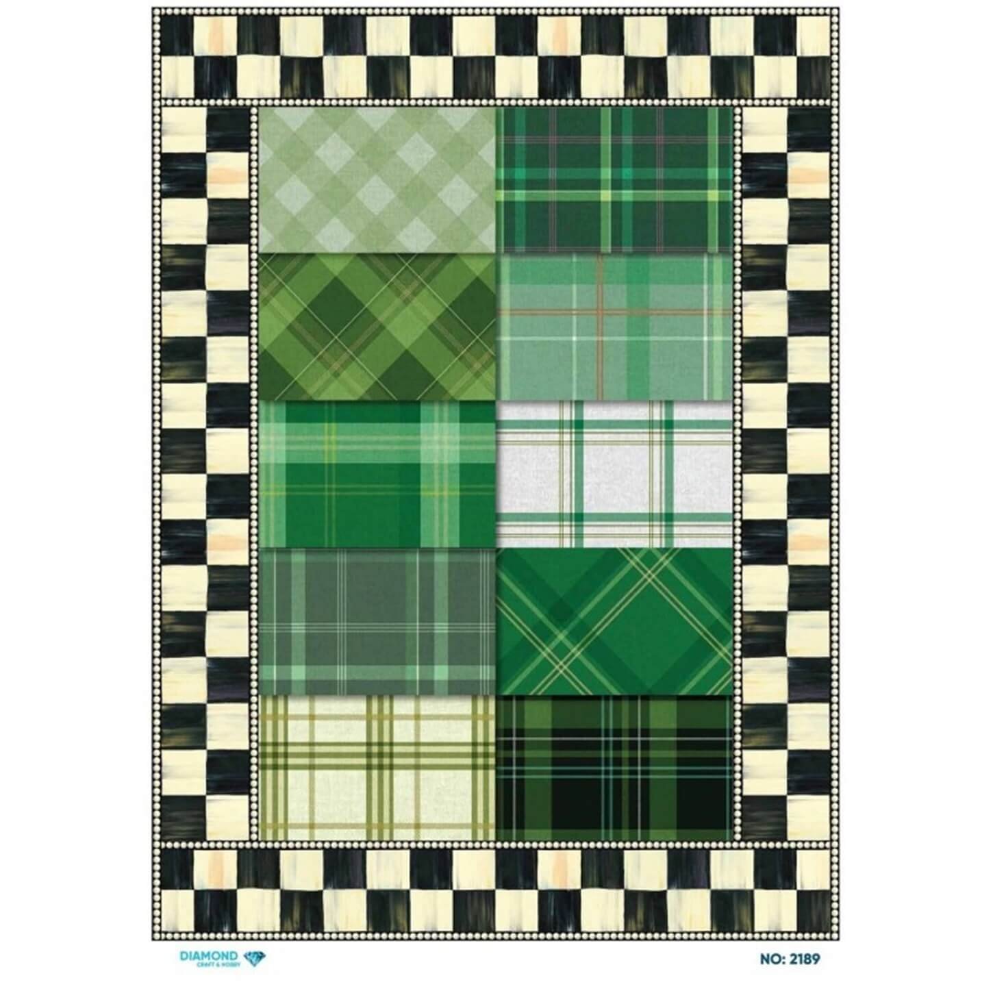 ديكوباج ورق الأرز الماسي 2189