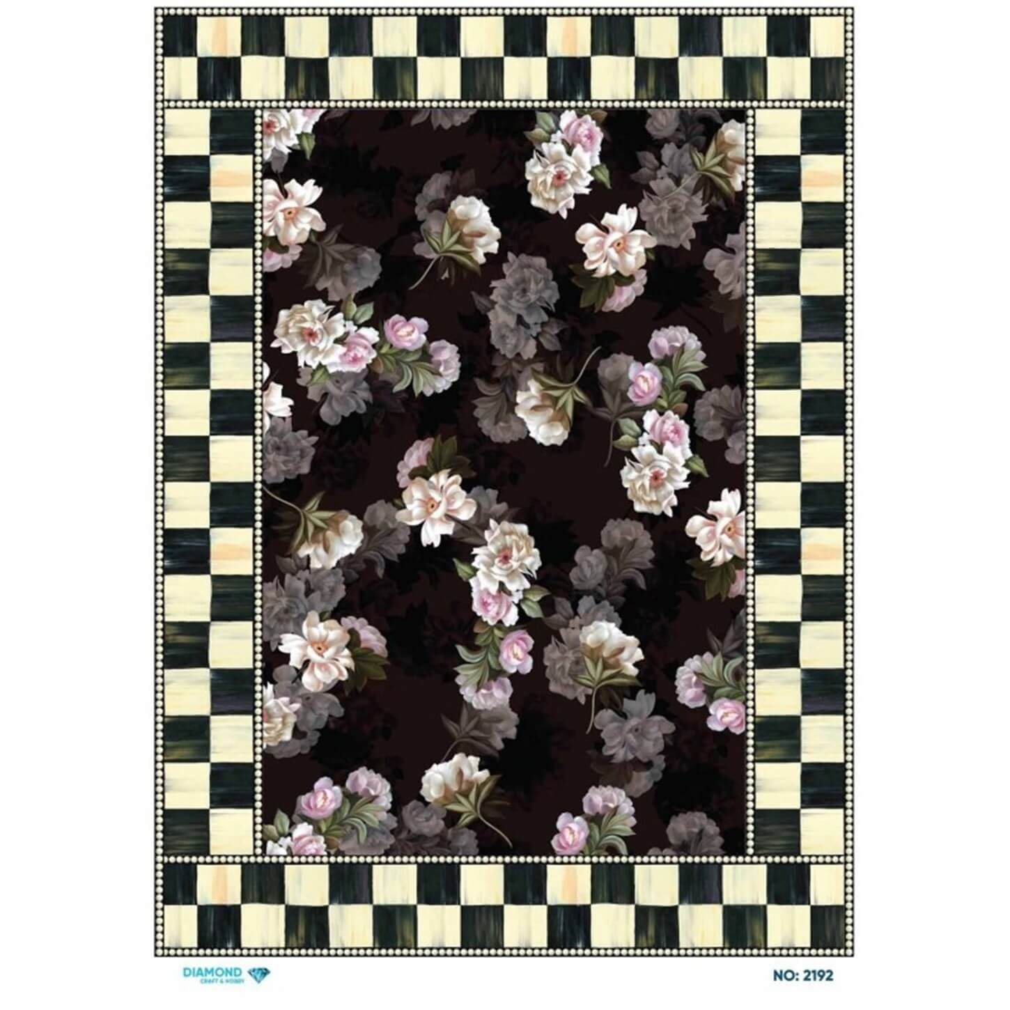 ديكوباج ورق الأرز الماسي 2192