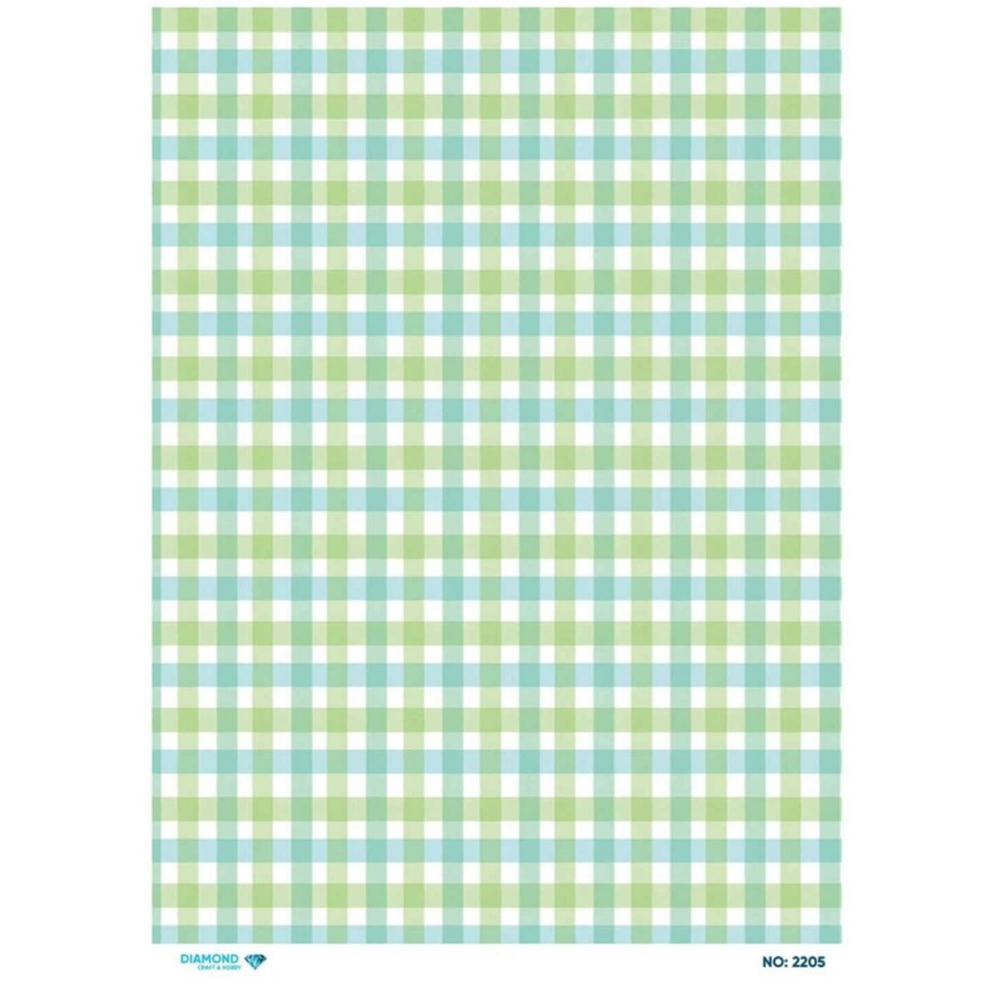 ديكوباج ورق الأرز الماسي 2205