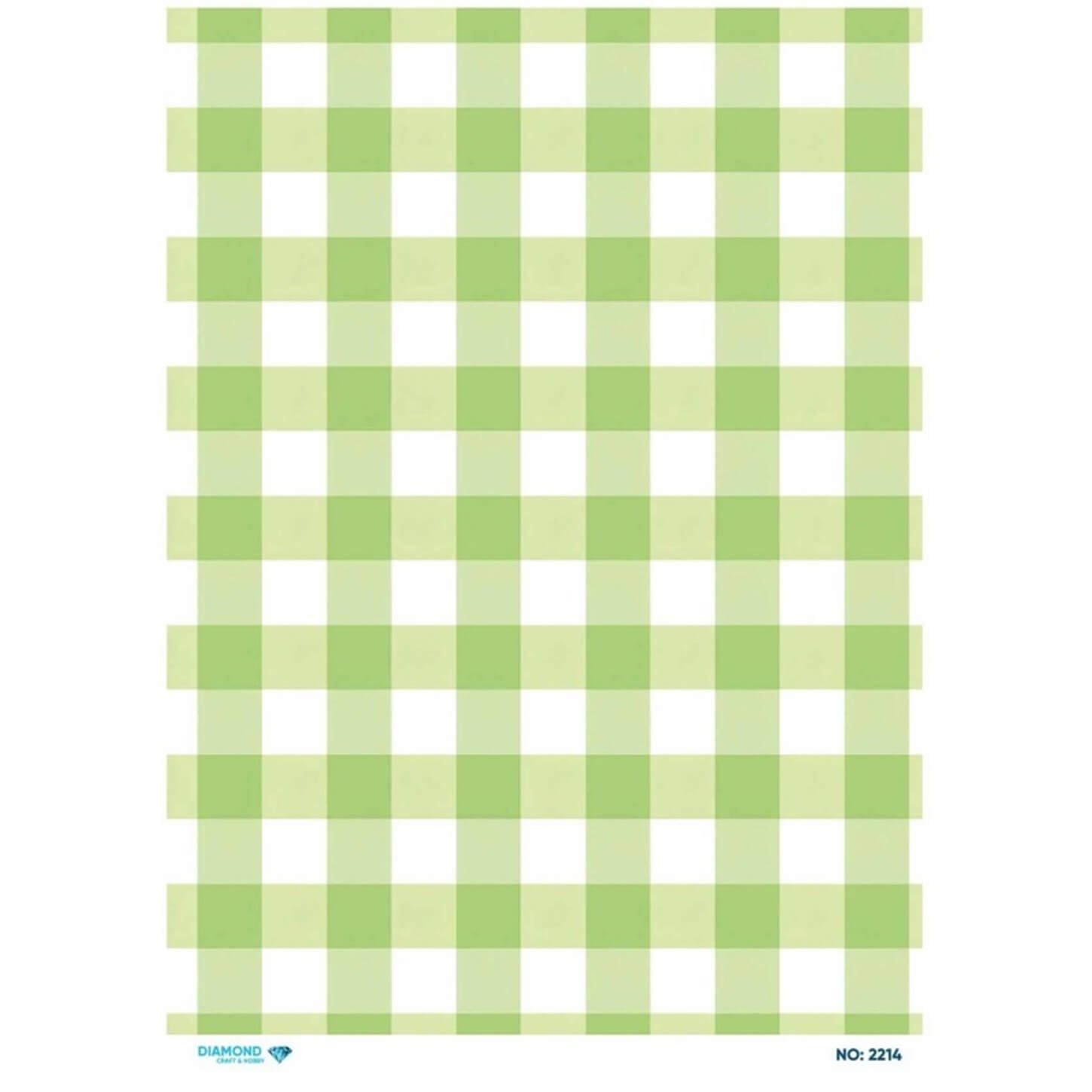 ديكوباج ورق الأرز الماسي 2214