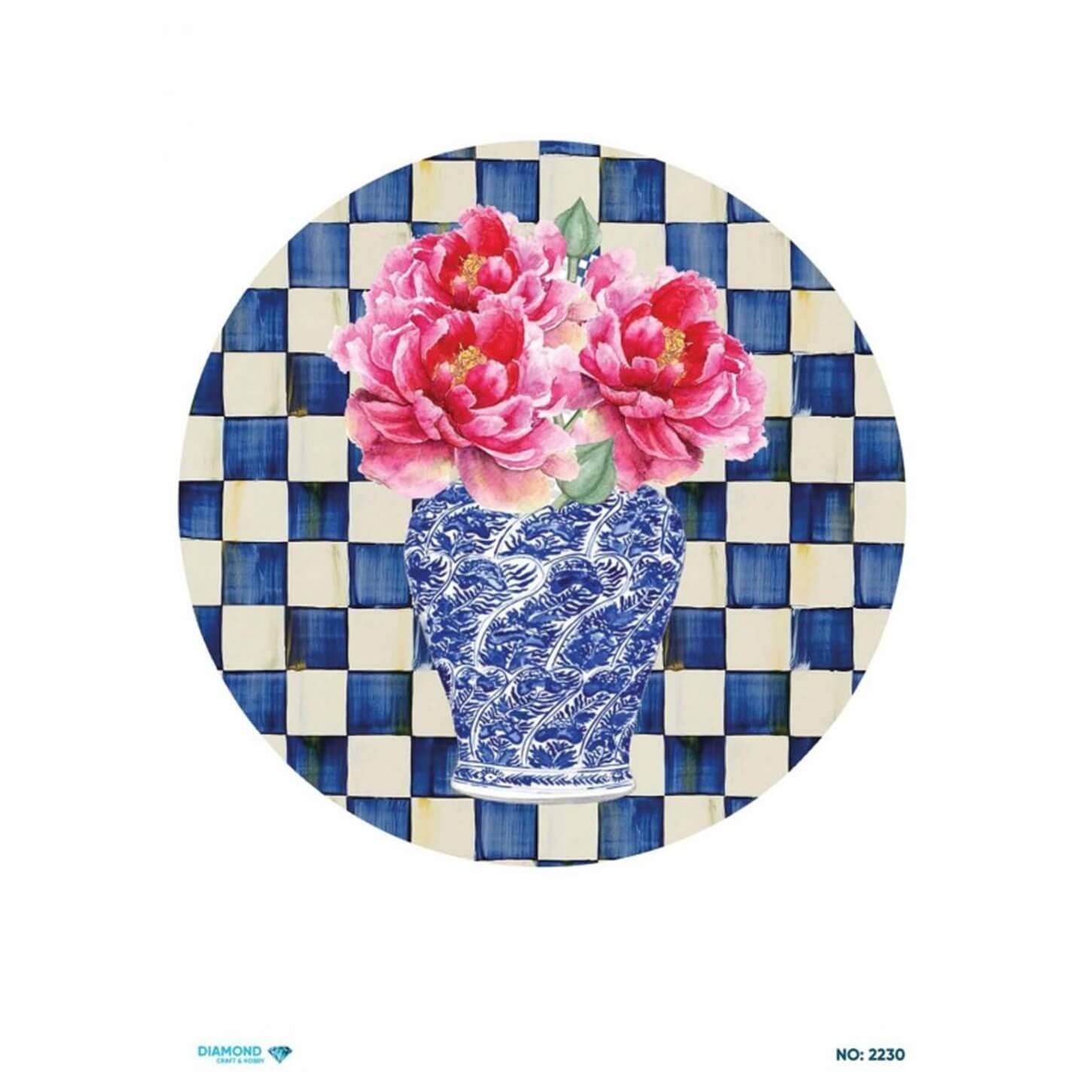 ديكوباج ورق الأرز الماسي 2230