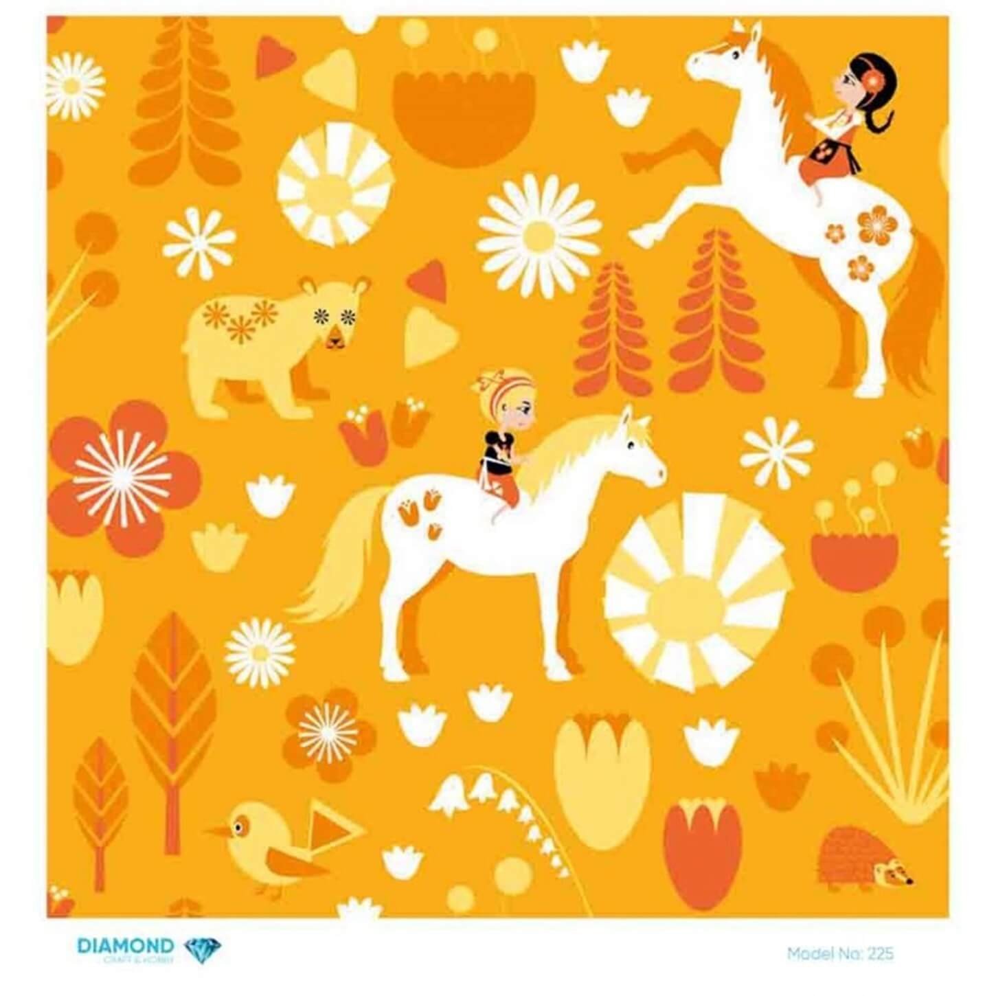 ديكوباج ورق الأرز الماسي 225