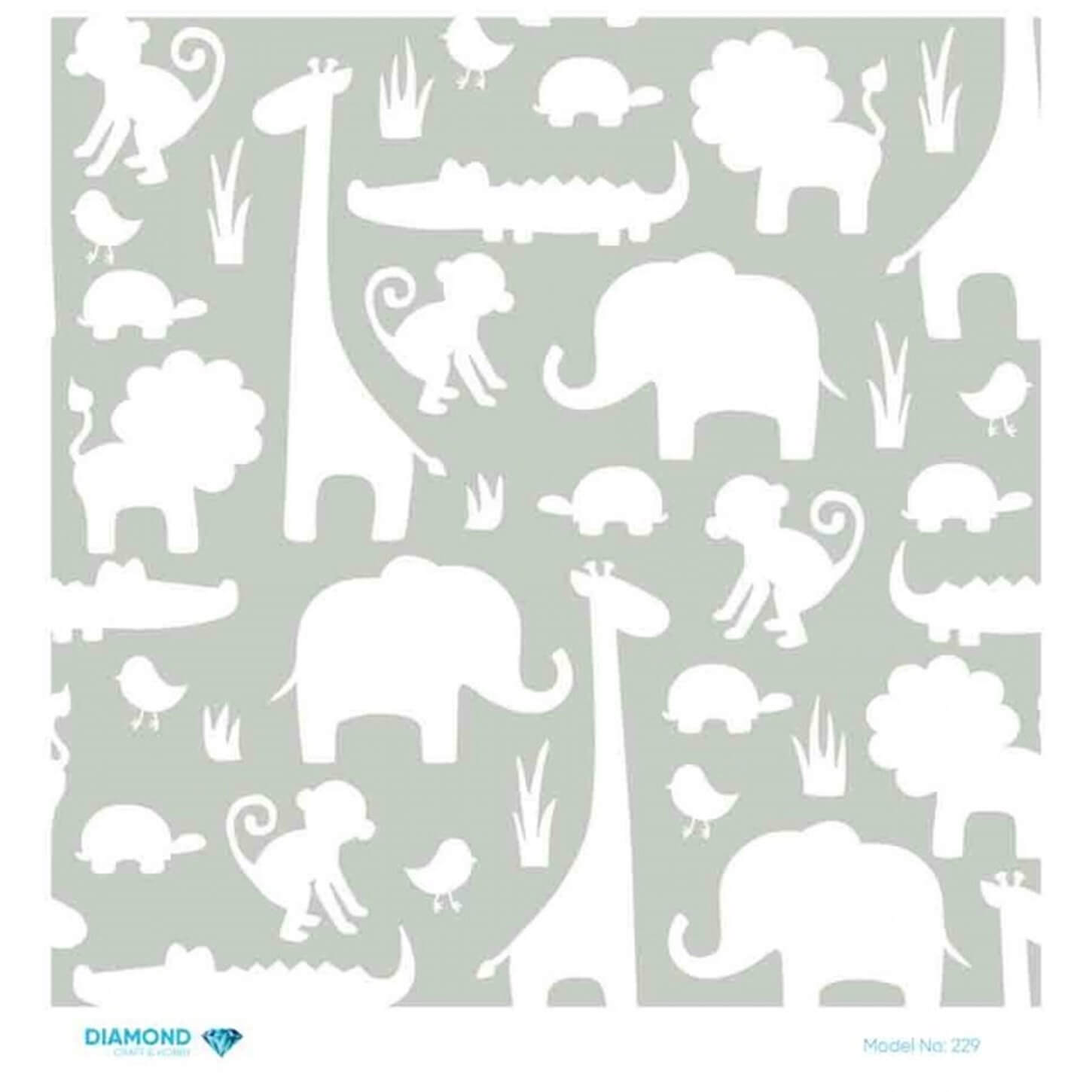 Алмазная рисовая бумага для декупажа 229