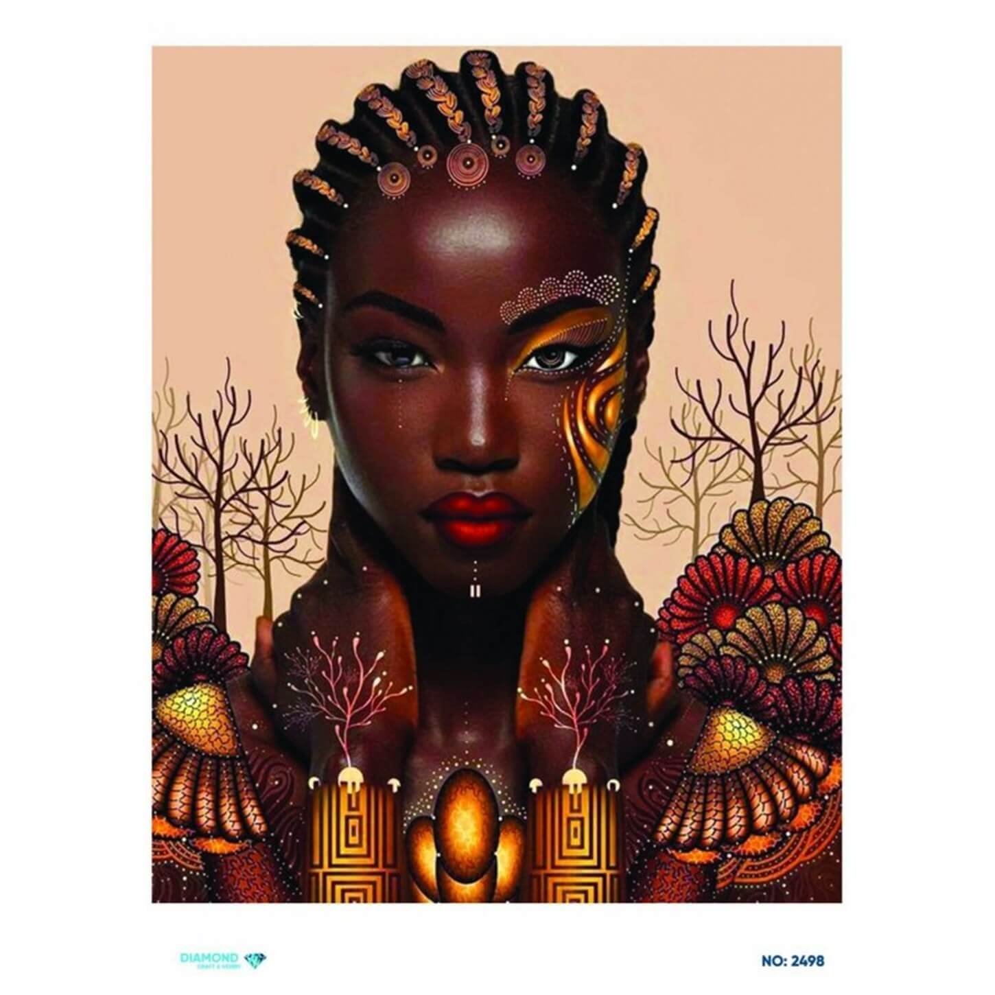 ديكوباج ورق الأرز الماسي 2498