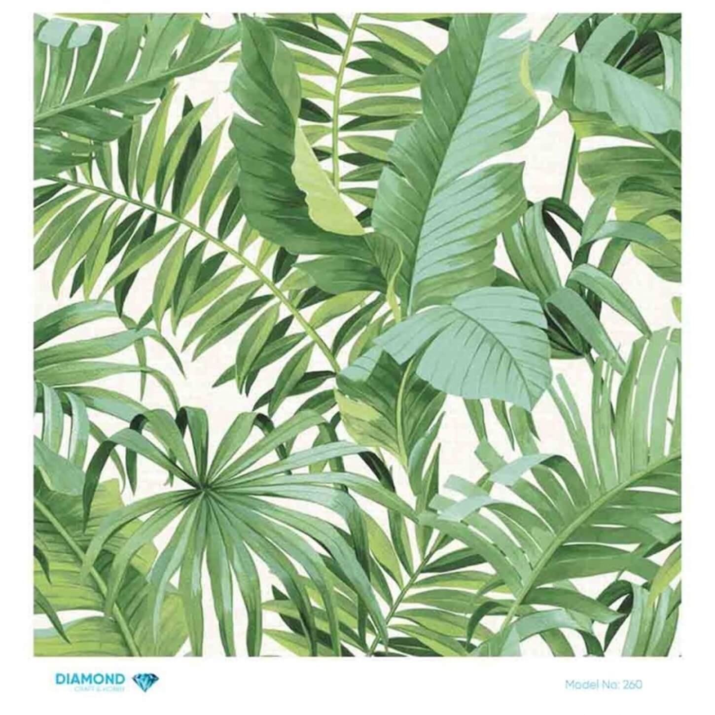 Декупаж рисовой бумагой с бриллиантами 260