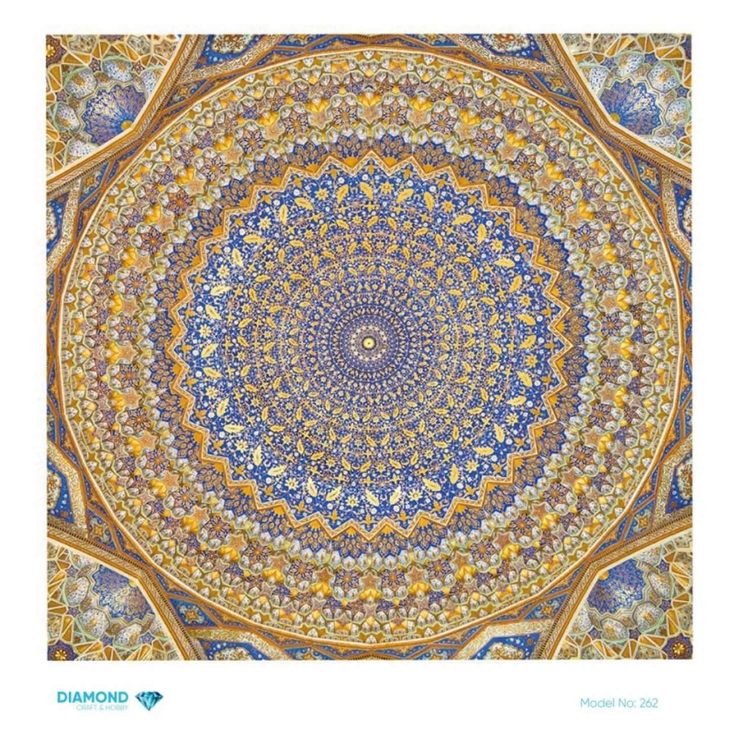 Декупаж рисовой бумагой ромбовидной формы 262