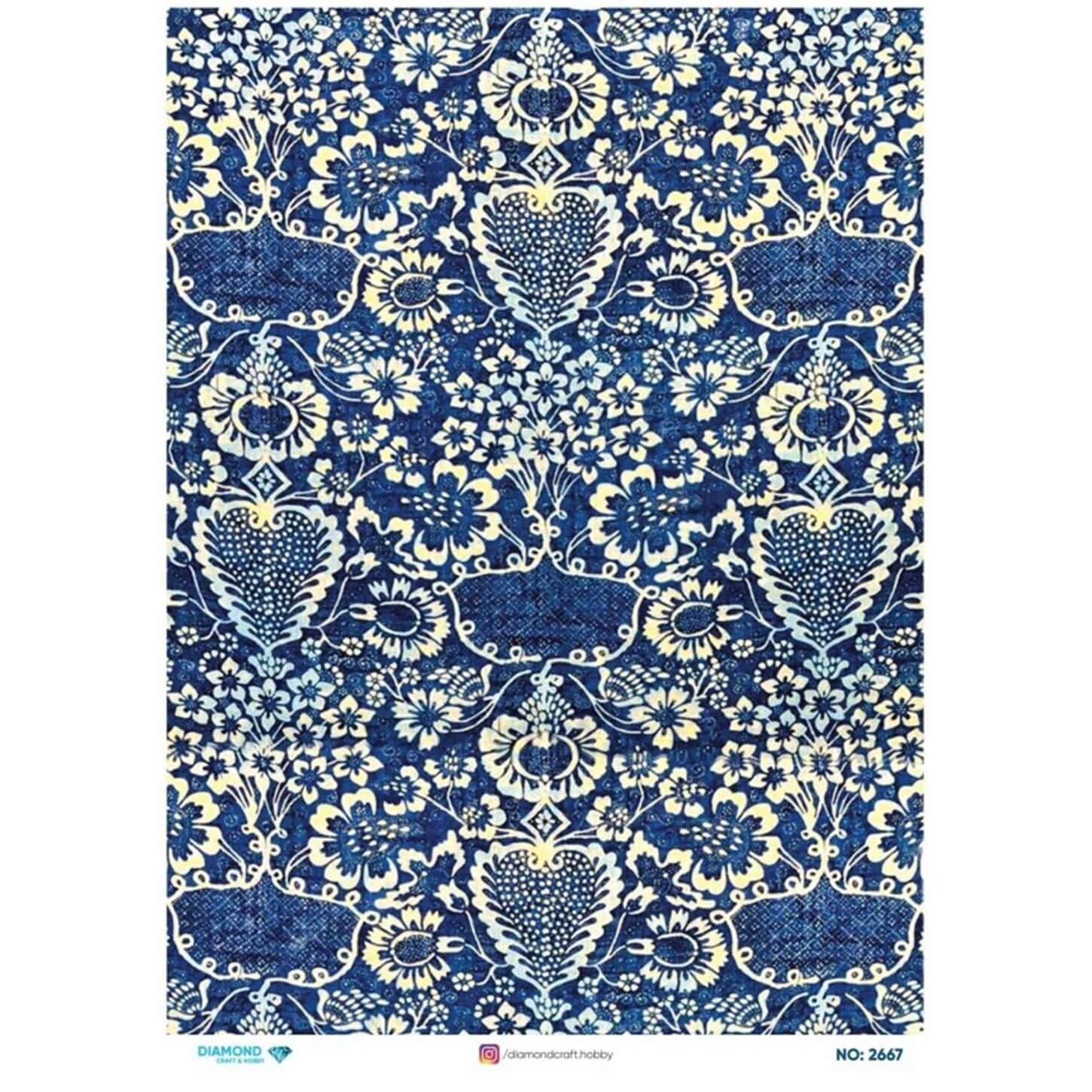 Алмазная рисовая бумага для декупажа 2667