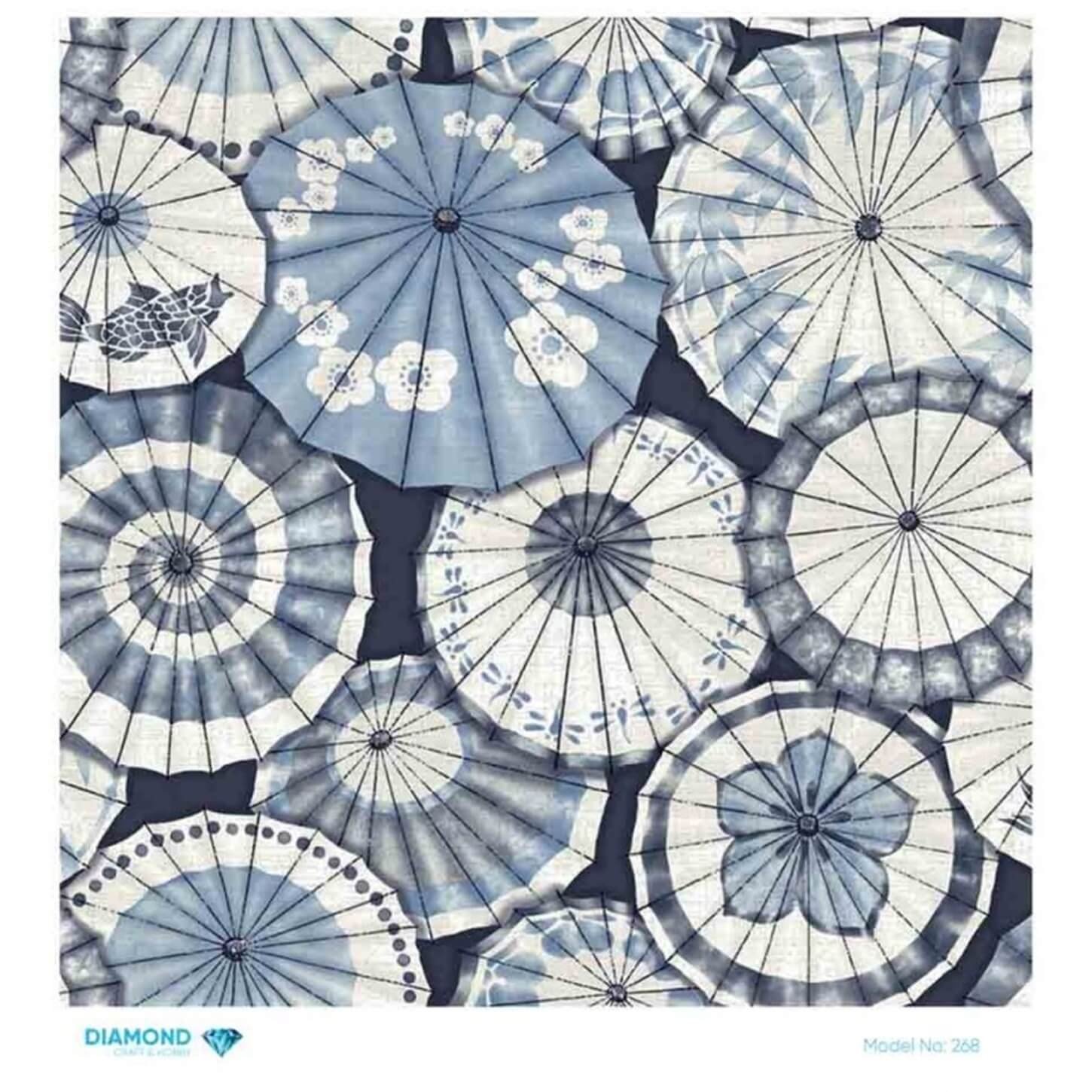 ديكوباج ورق الأرز الماسي 268