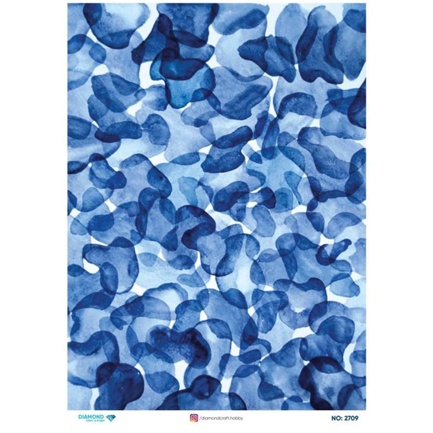 ديكوباج ورق الأرز الماسي 2709