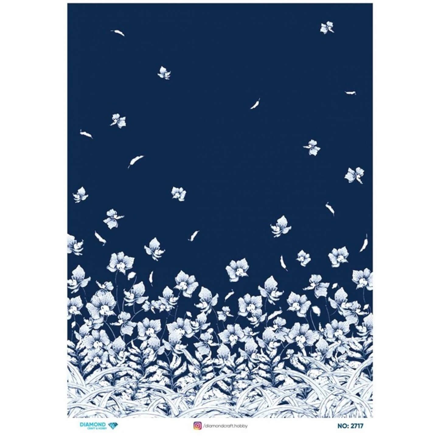 ديكوباج ورق الأرز الماسي 2717