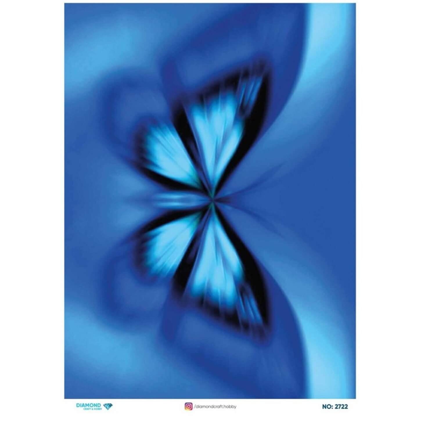 ديكوباج ورق الأرز الماسي 2722