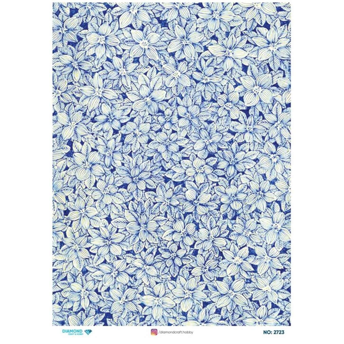 ديكوباج ورق الأرز الماسي 2723