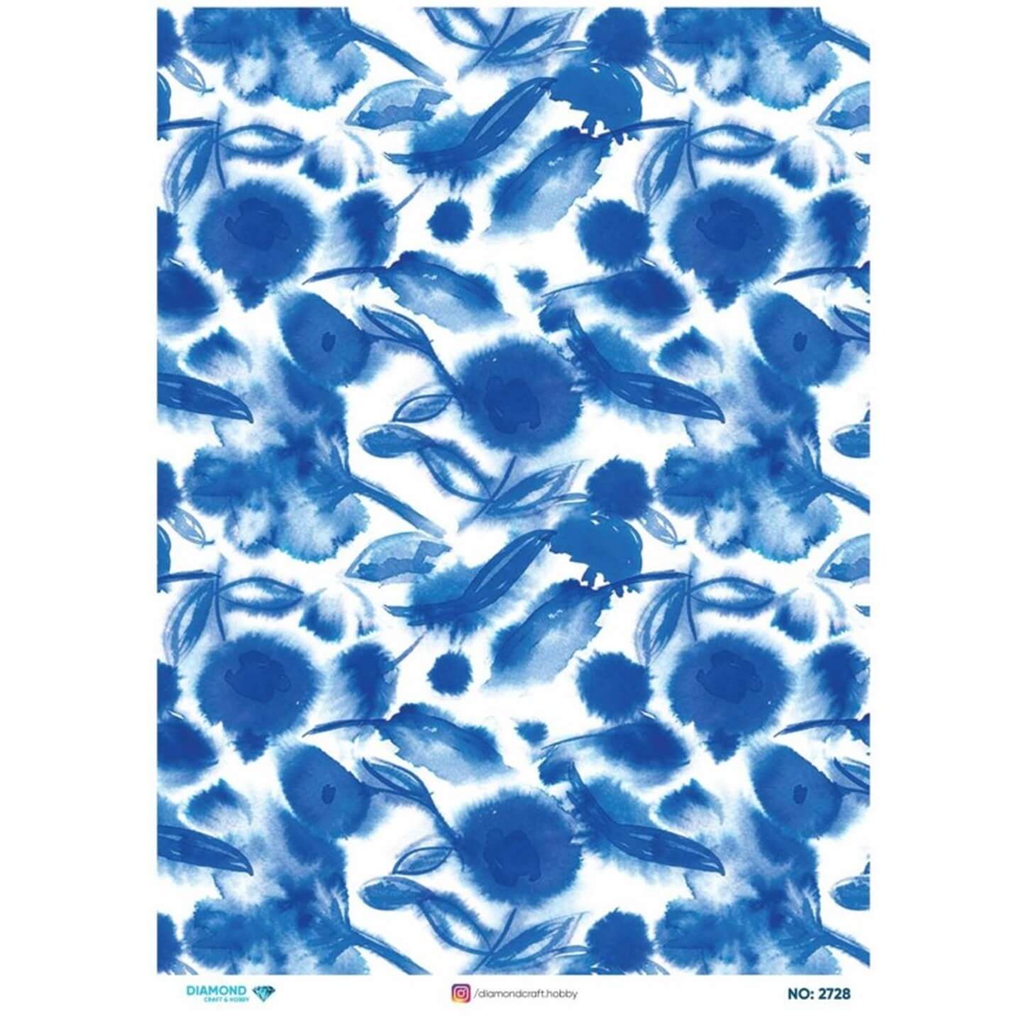 ديكوباج ورق الأرز الماسي 2728