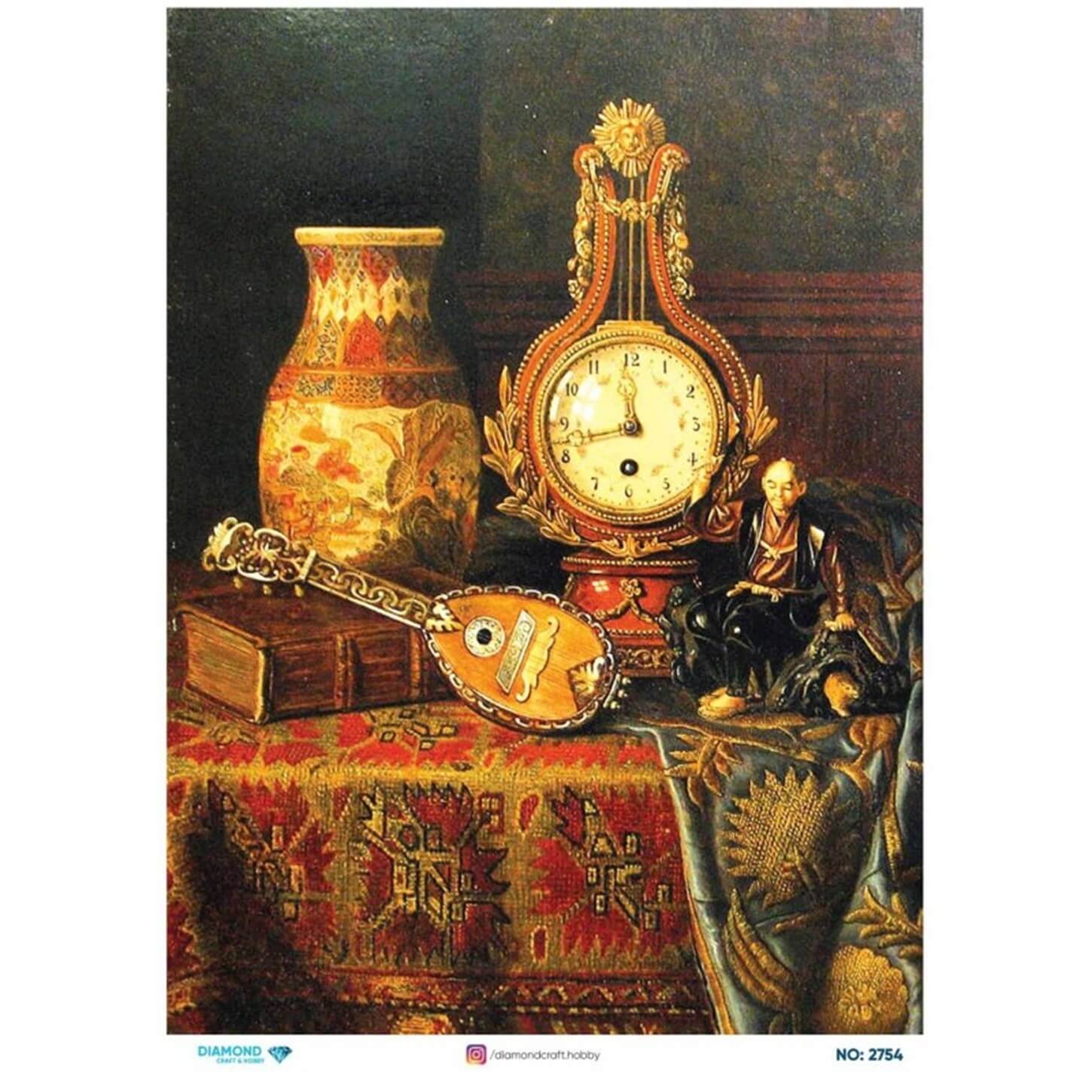 ديكوباج ورق الأرز الماسي 2754