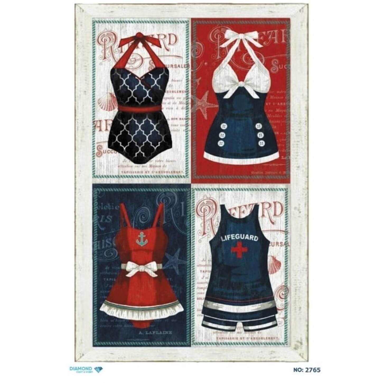 ديكوباج ورق الأرز الماسي 2765