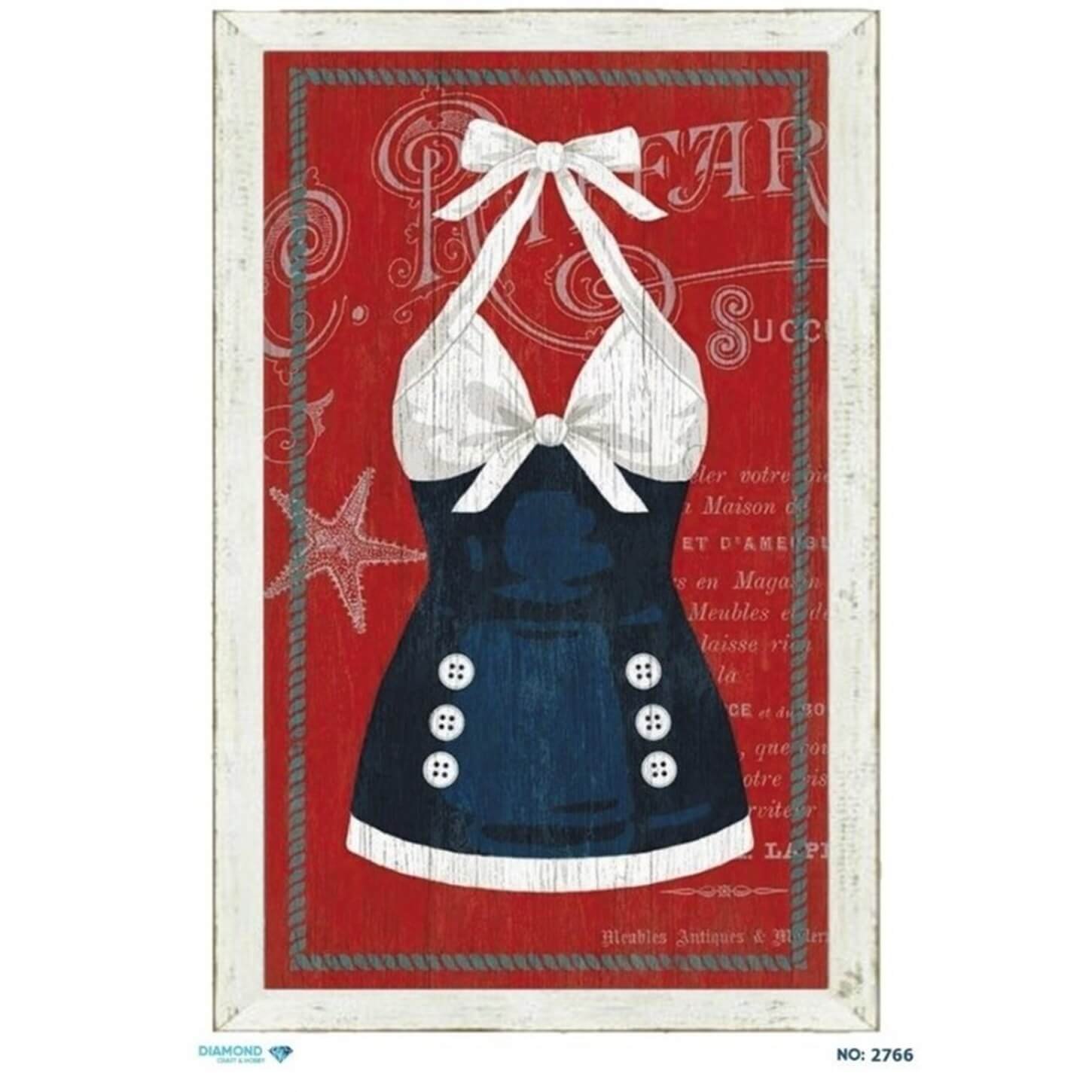 ديكوباج ورق الأرز الماسي 2766