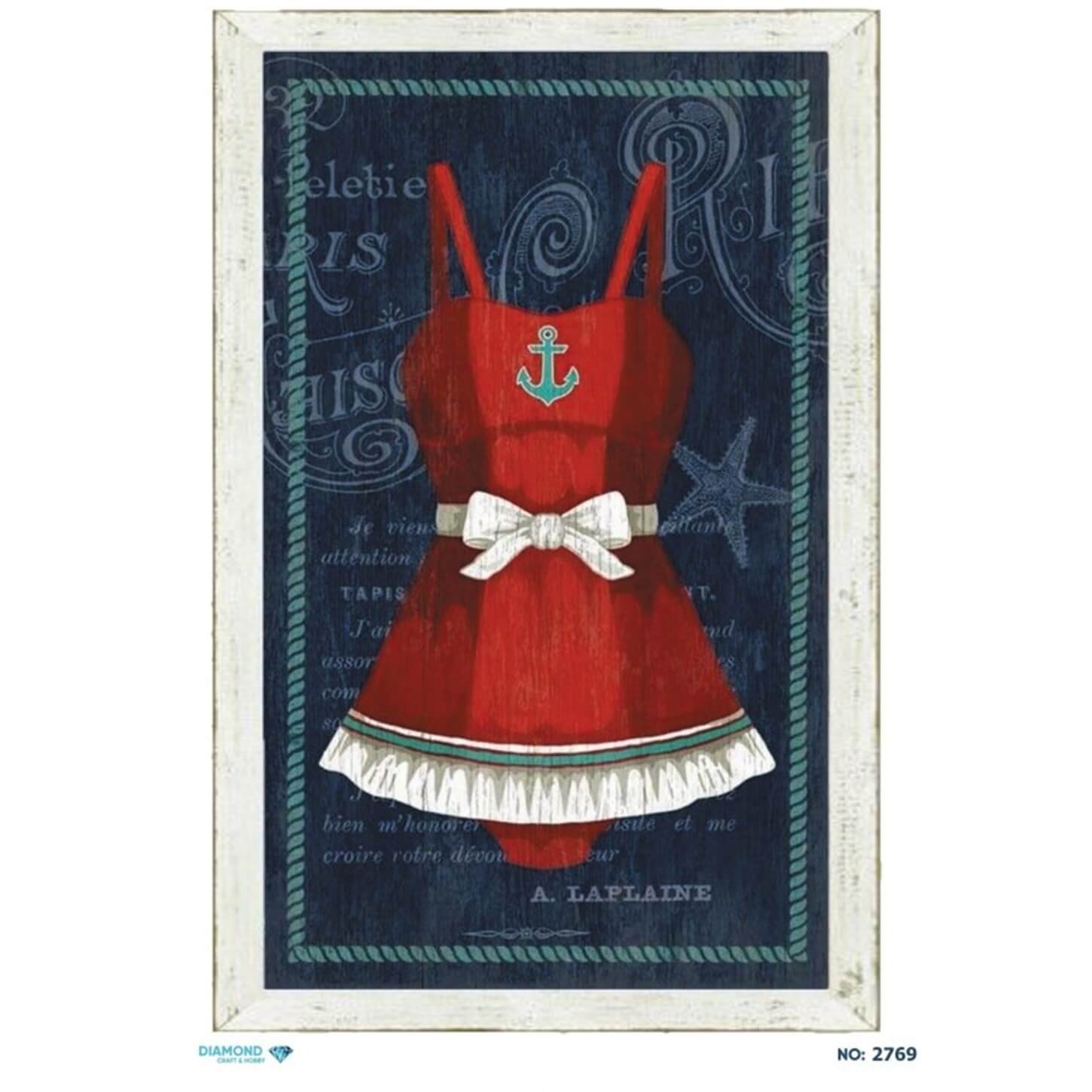 ديكوباج ورق الأرز الماسي 2769