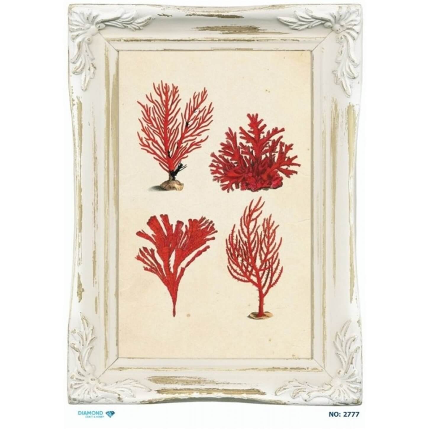 ديكوباج ورق الأرز الماسي 2777