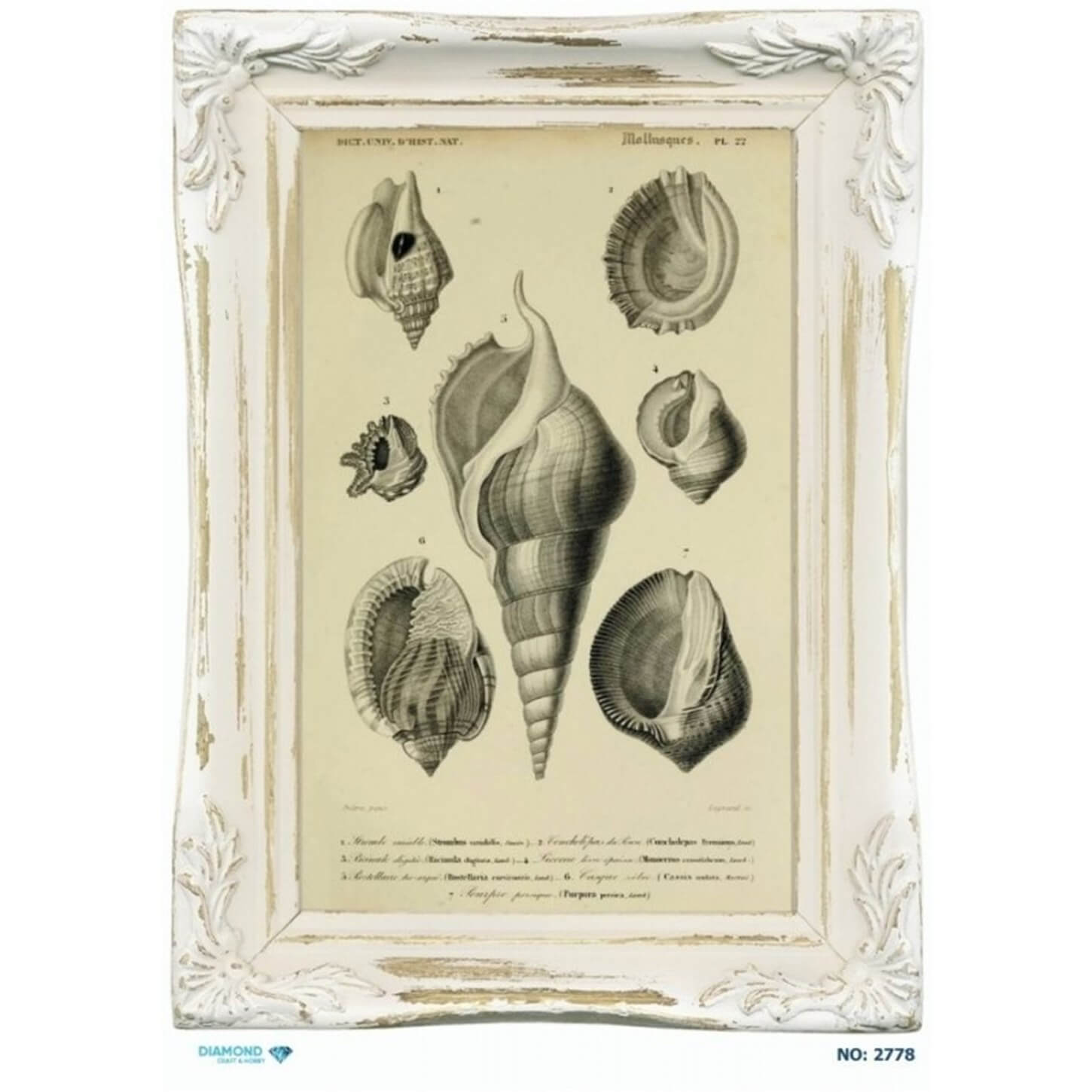 ديكوباج ورق الأرز الماسي 2778