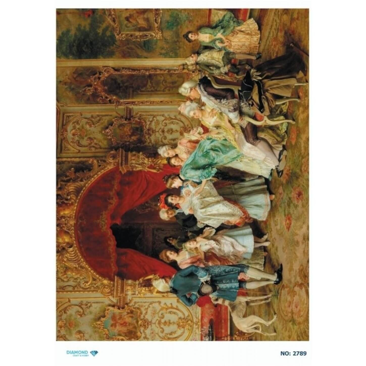 ديكوباج ورق الأرز الماسي 2789