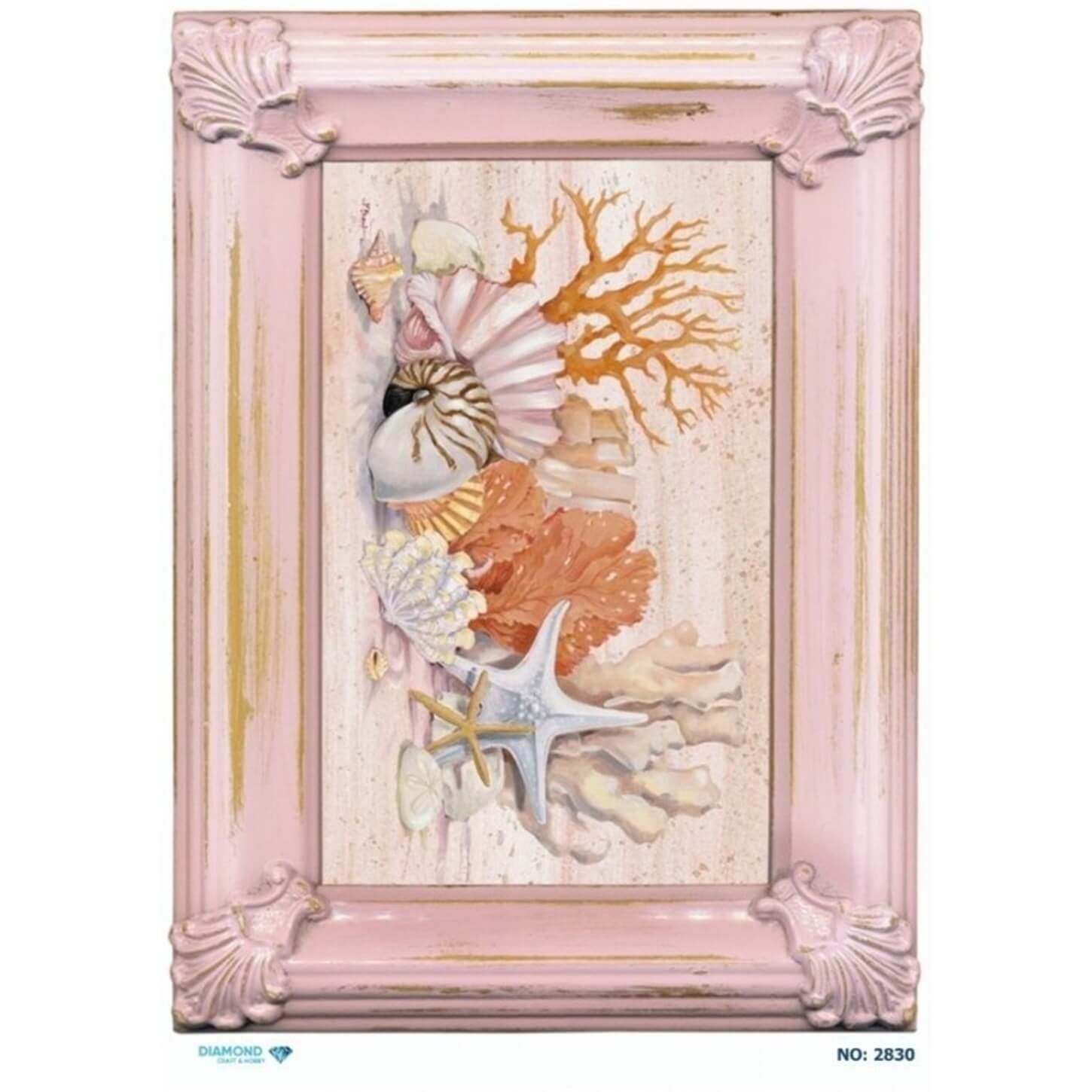 ديكوباج ورق الأرز الماسي 2830